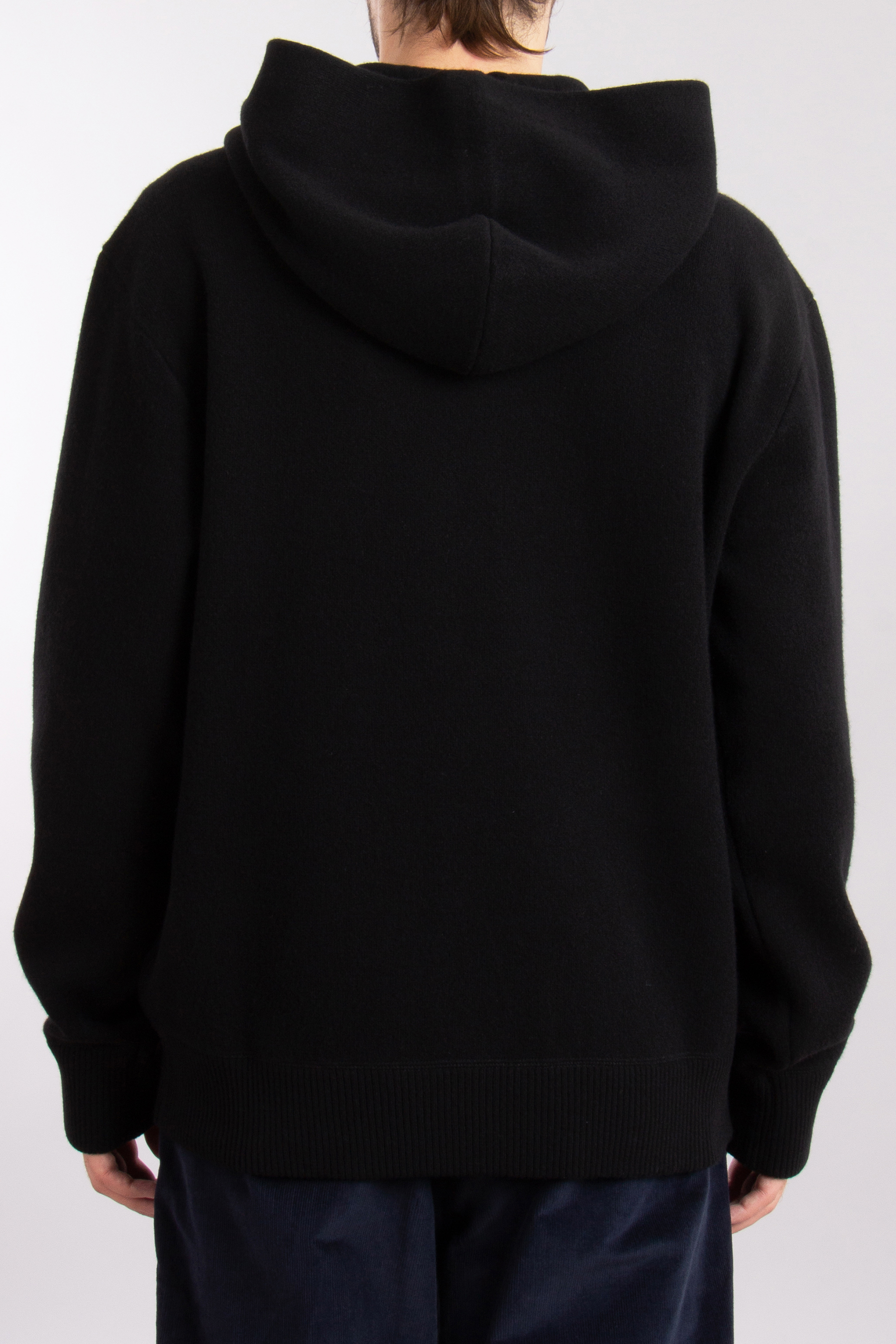 MOOSE KNUCKLES Hooded Wool-Cashmere Blend Sweater Jog Falls MOOSE KNUCKLES Hooded Wool-Cashmere Blend Sweater Jog Falls