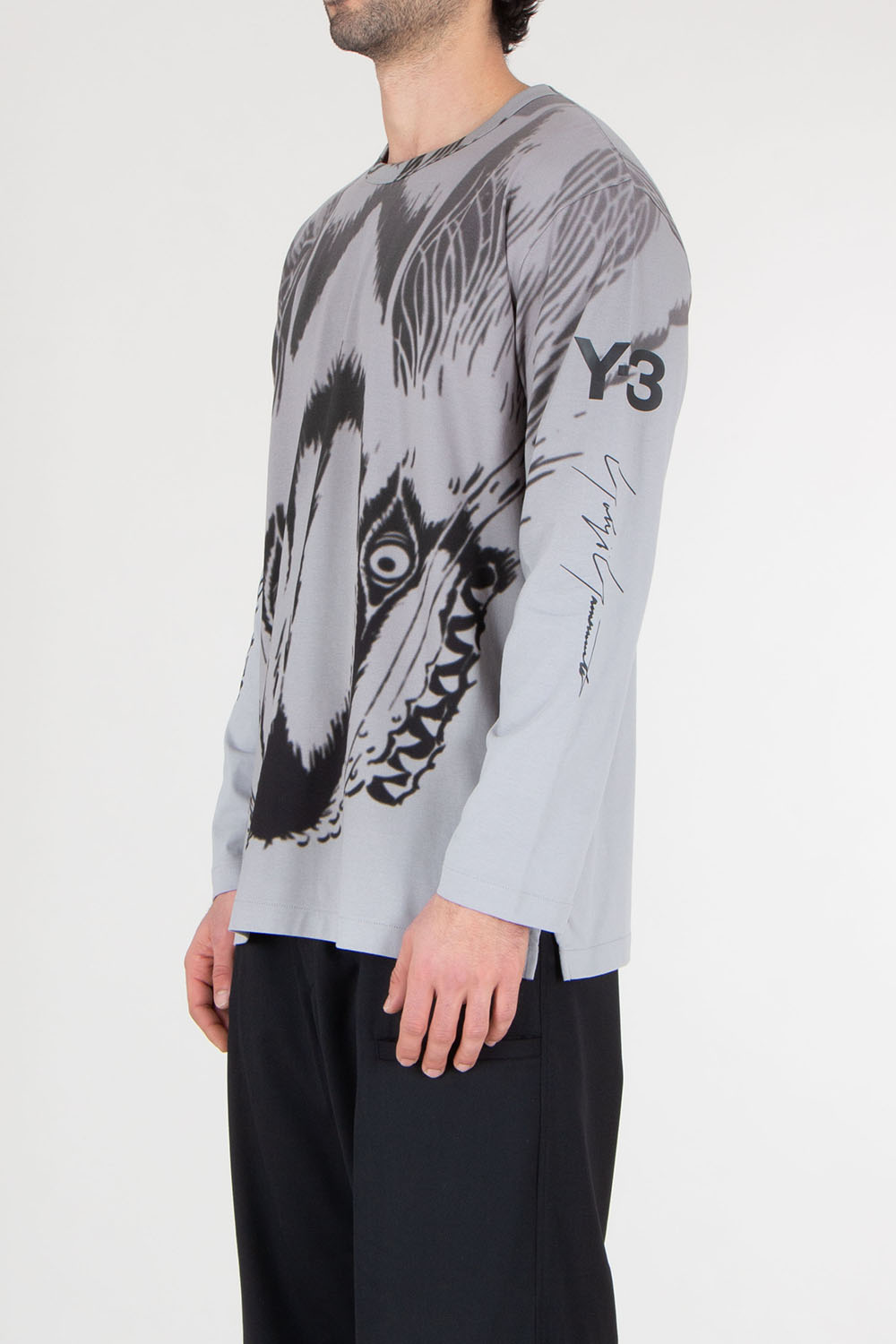 Y-3 x MERCEDES AMG PETRONAS Regular Fit Cotton Longsleeve