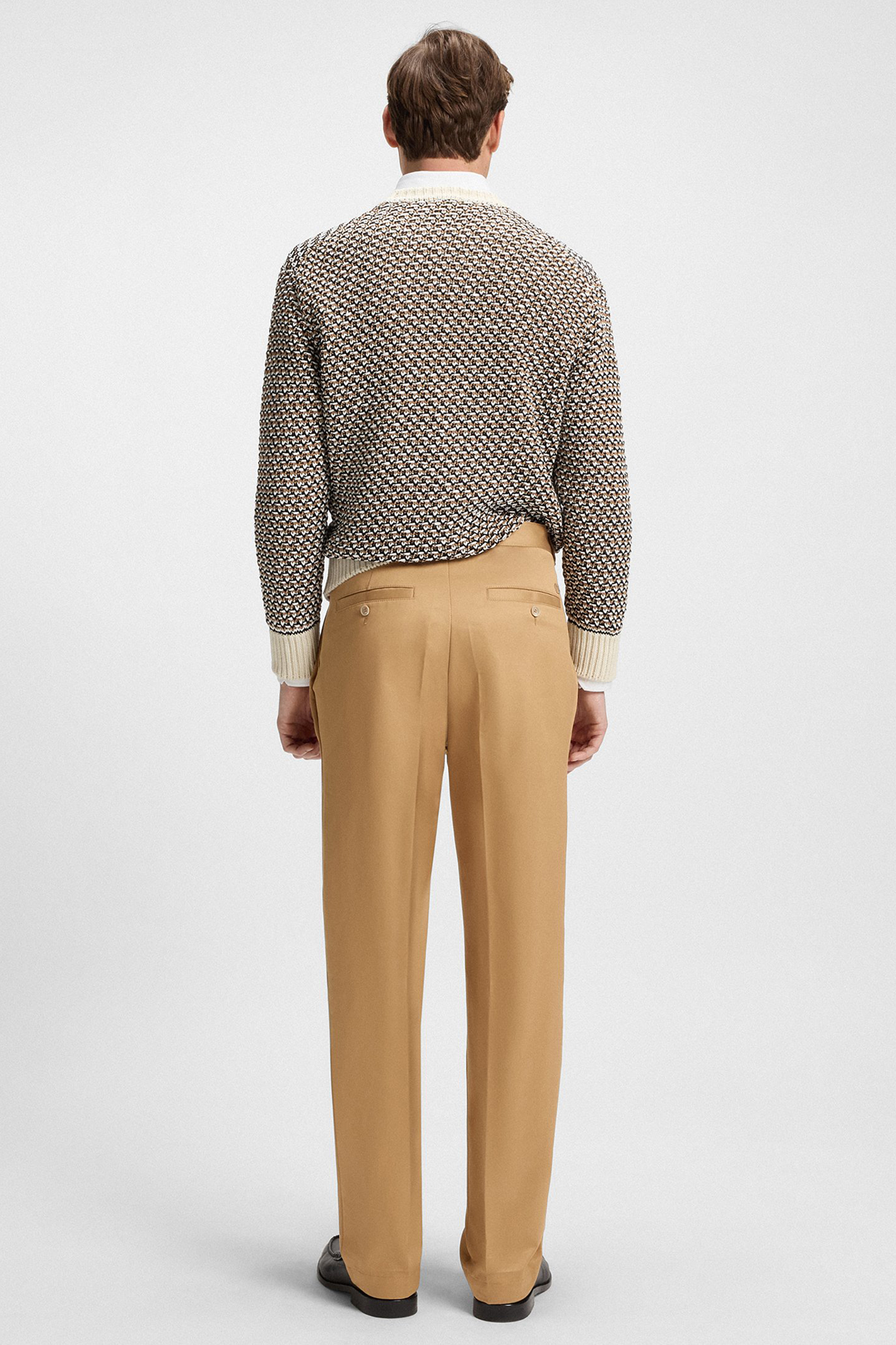 BOSS Relaxed Fit Cotton Twill Pants C-Kai Hosen, Erwachsener, Männlich, Mann, Person