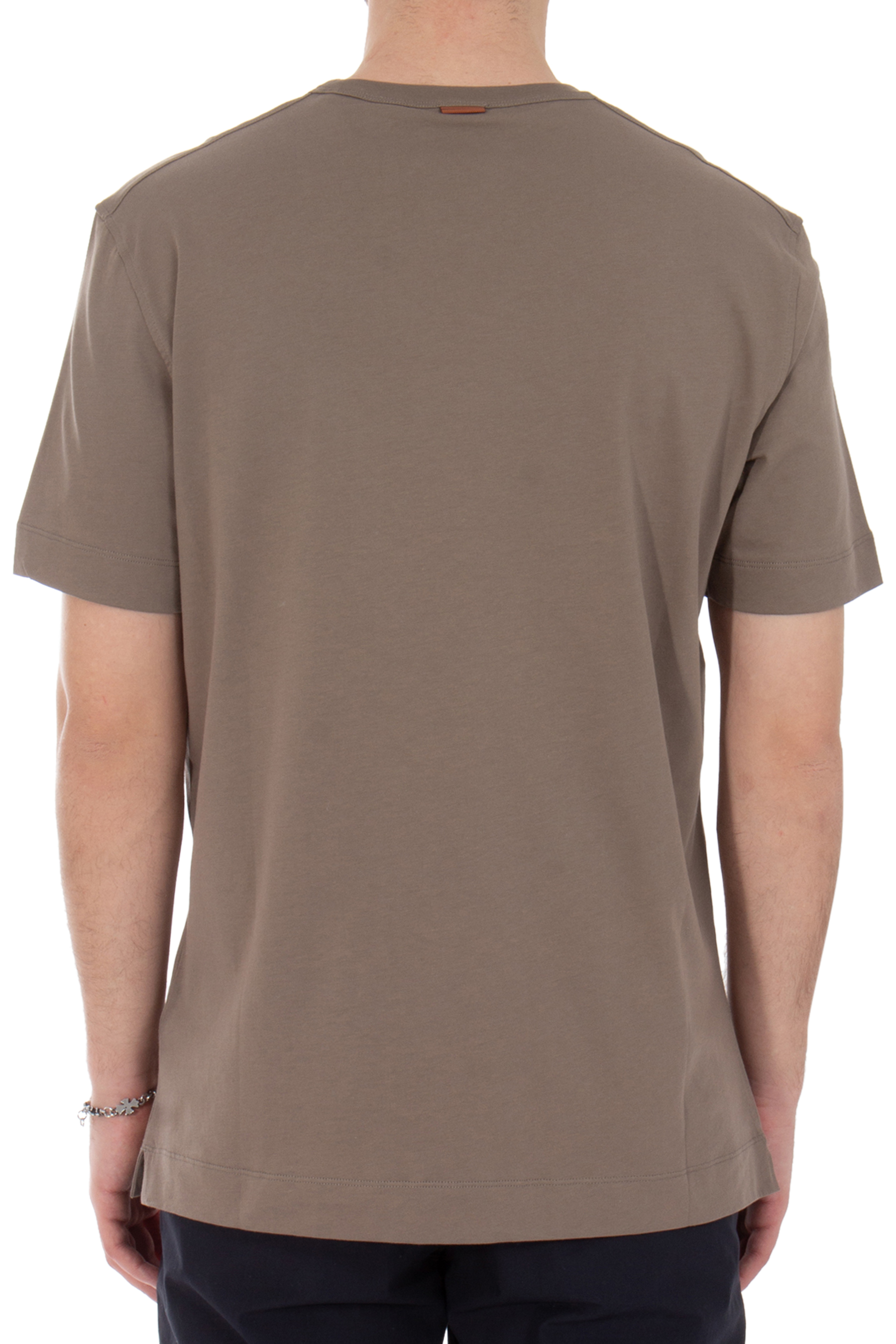 ZEGNA Embroidered Cotton Jersey Wear T-Shirt