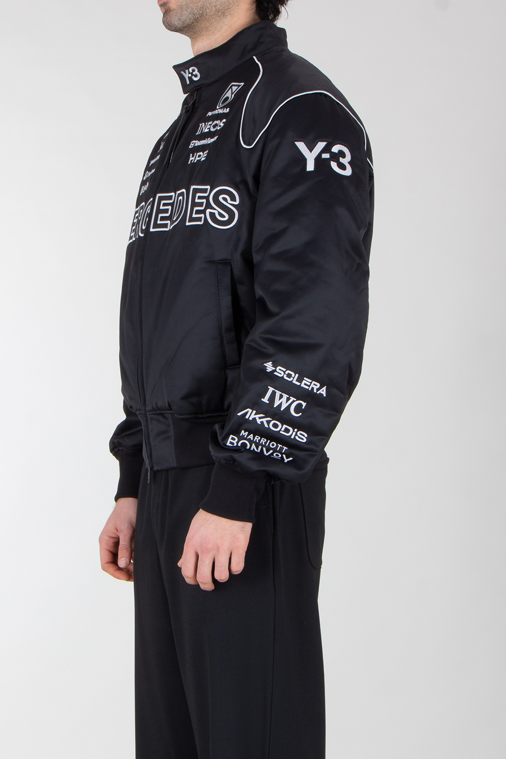 Y-3 x MERCEDES AMG PETRONAS Regular Fit Recycled Nylon Racing Jacket