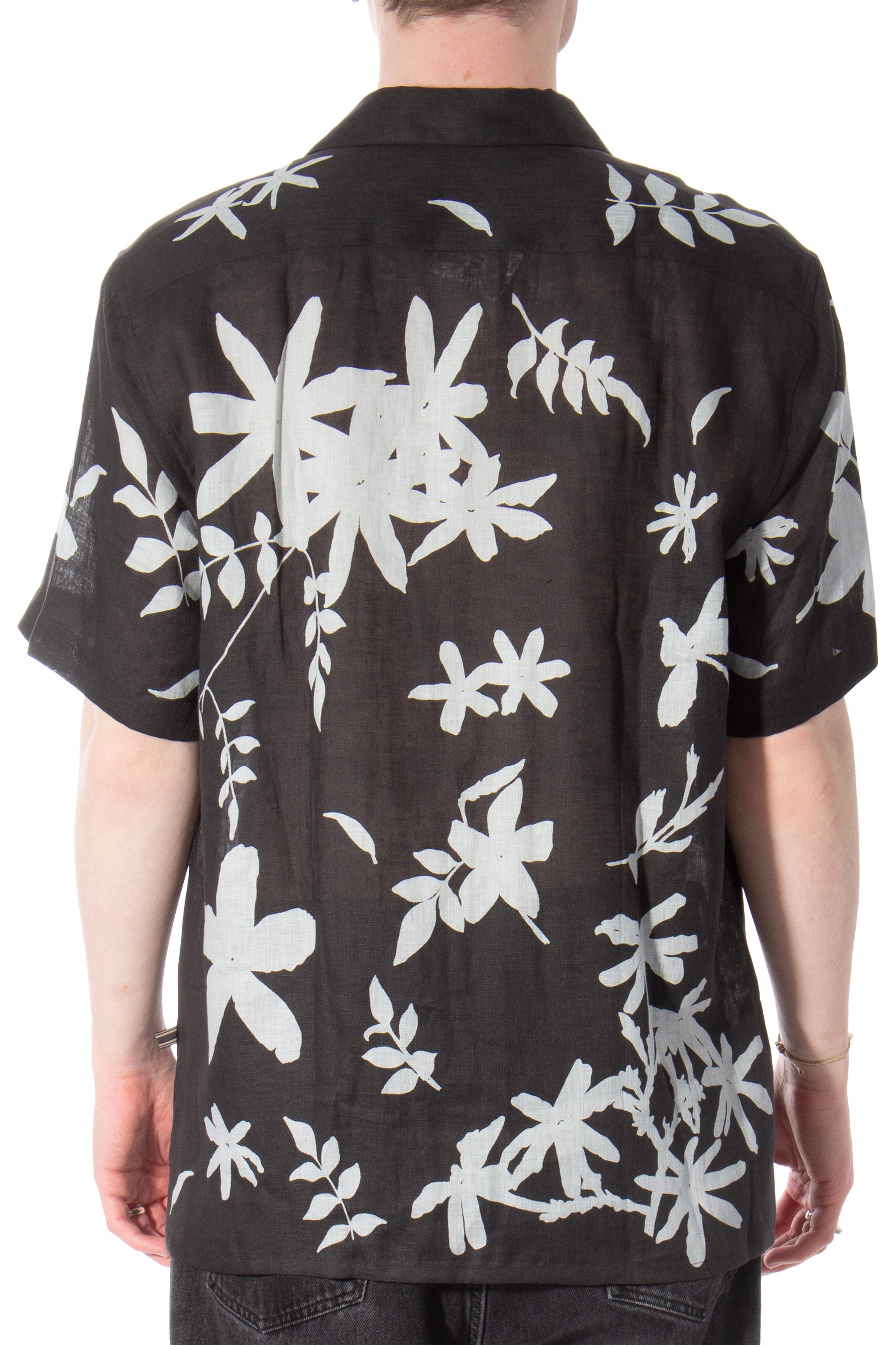 BRIONI Patterned Linen Shirt 