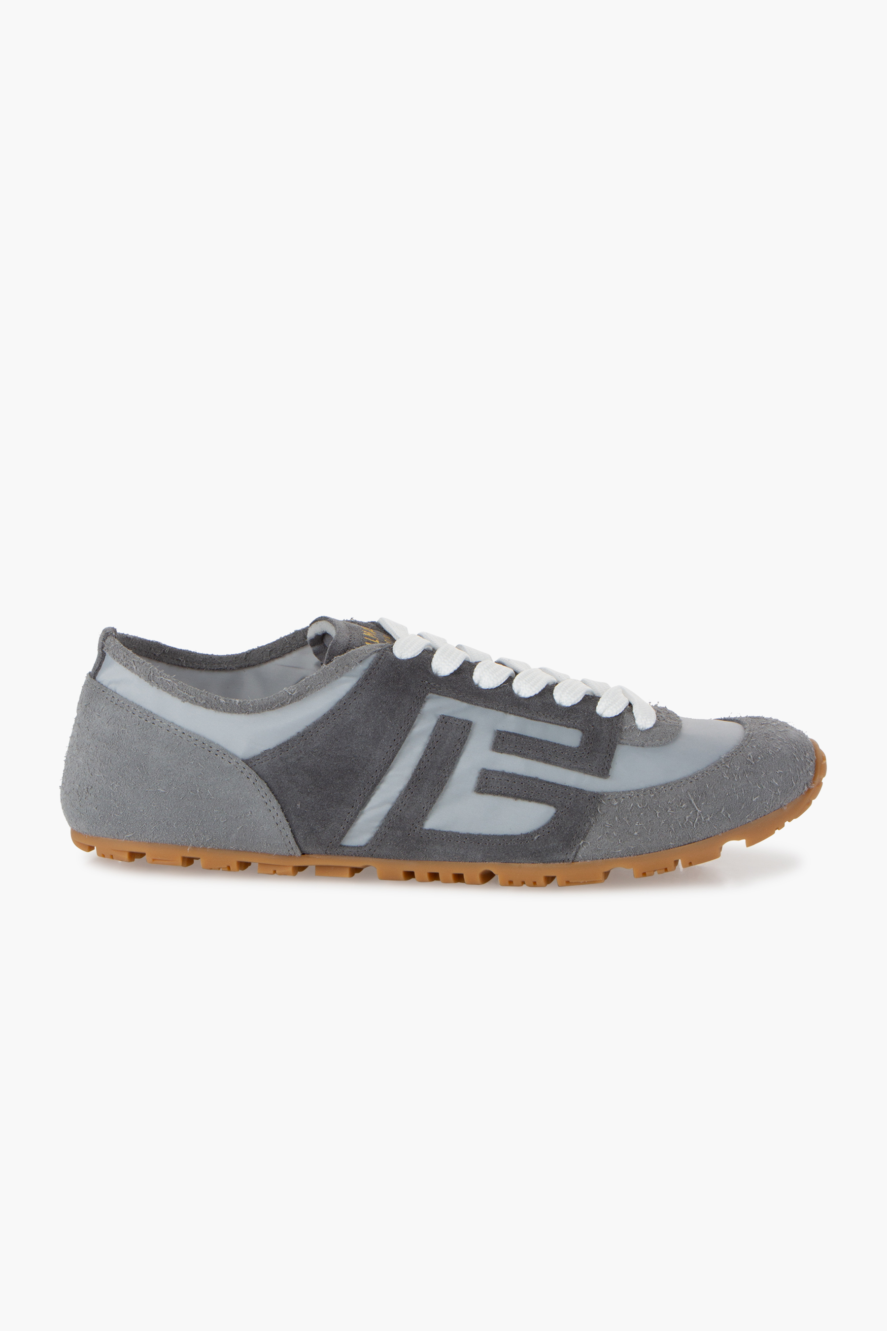 BALMABALMAIN Suede And Ripstop Nylon Sneakers Racer 45