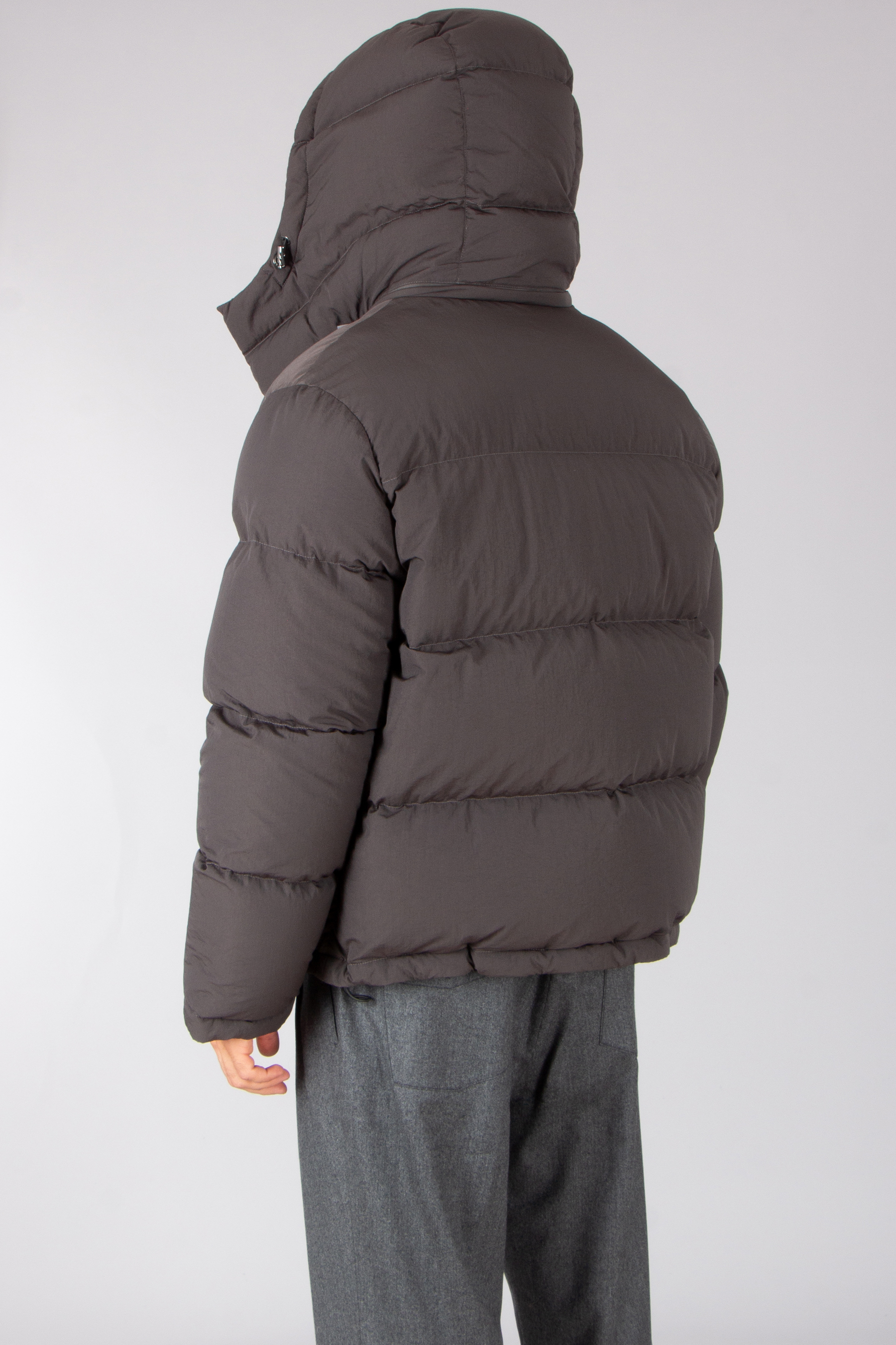 DOLCE & GABBANA Regular Fit Nylon Down Jacket Bekleidung, Mantel, Jacke, Kapuze, Kapuzenpulli