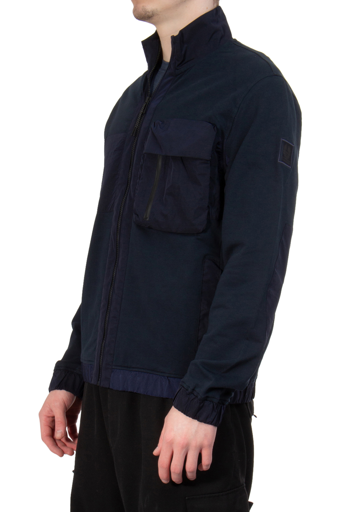 BELSTAFF Cotton Full Zip Sweatshirt Seal BELSTAFF Cotton Full Zip Sweatshirt Seal
