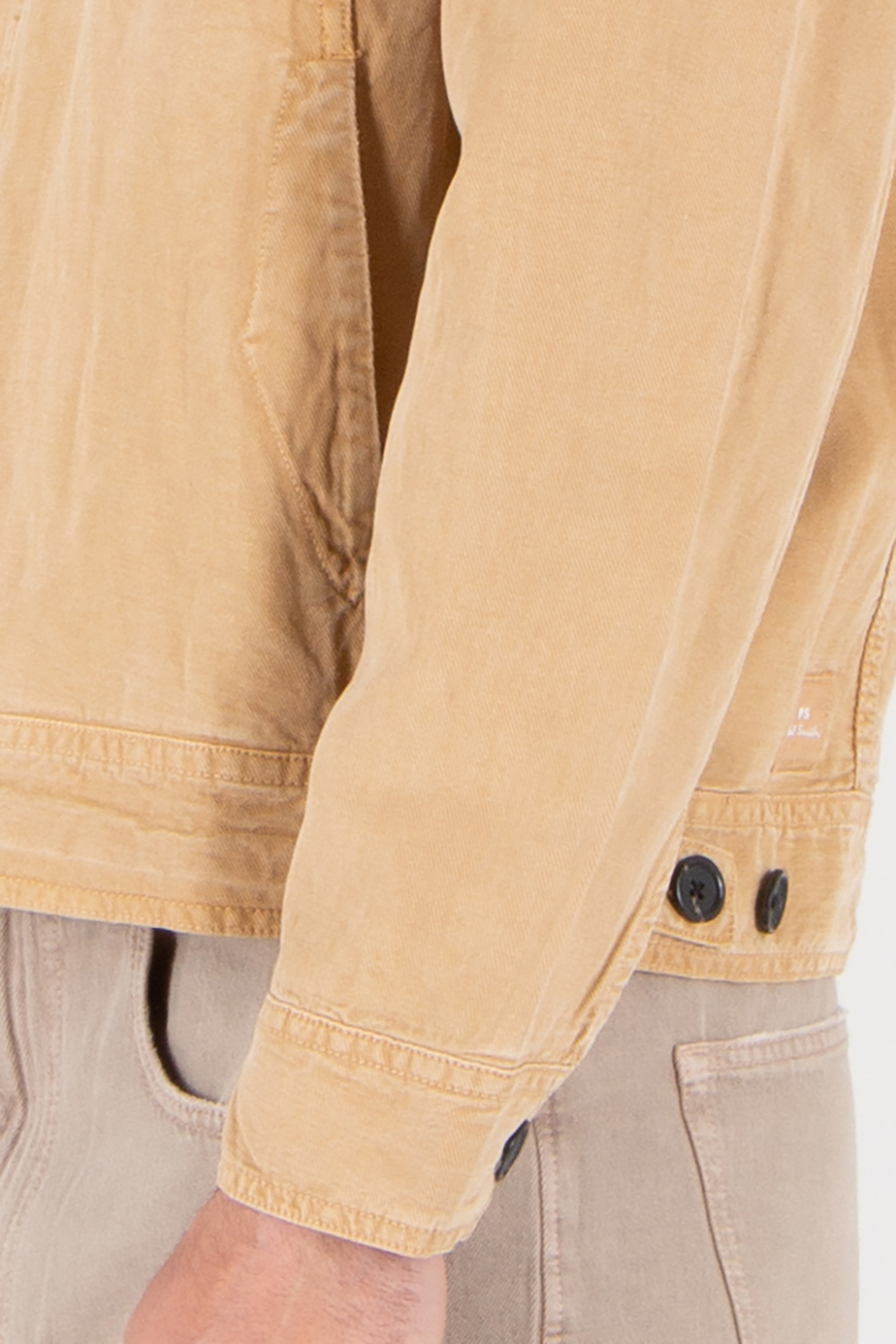 PAUL SMITH Lyocell Cotton Twill Jacket Rider 