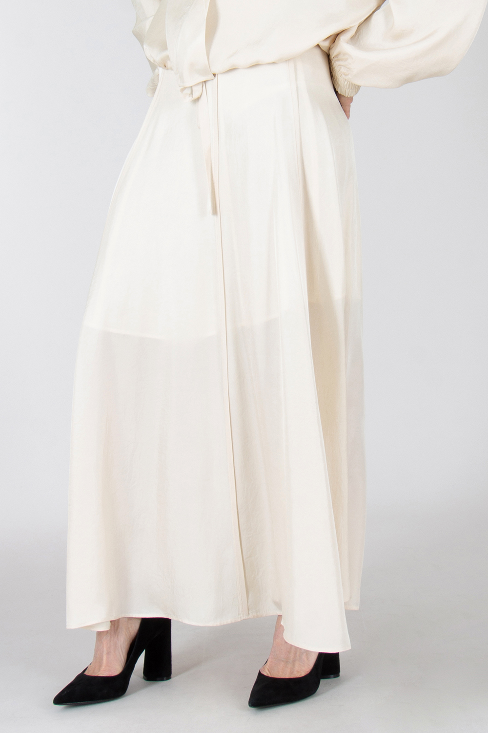 KIEFERMANN Wide Fit Technical Fabric Maxi Skirt Nirashana
