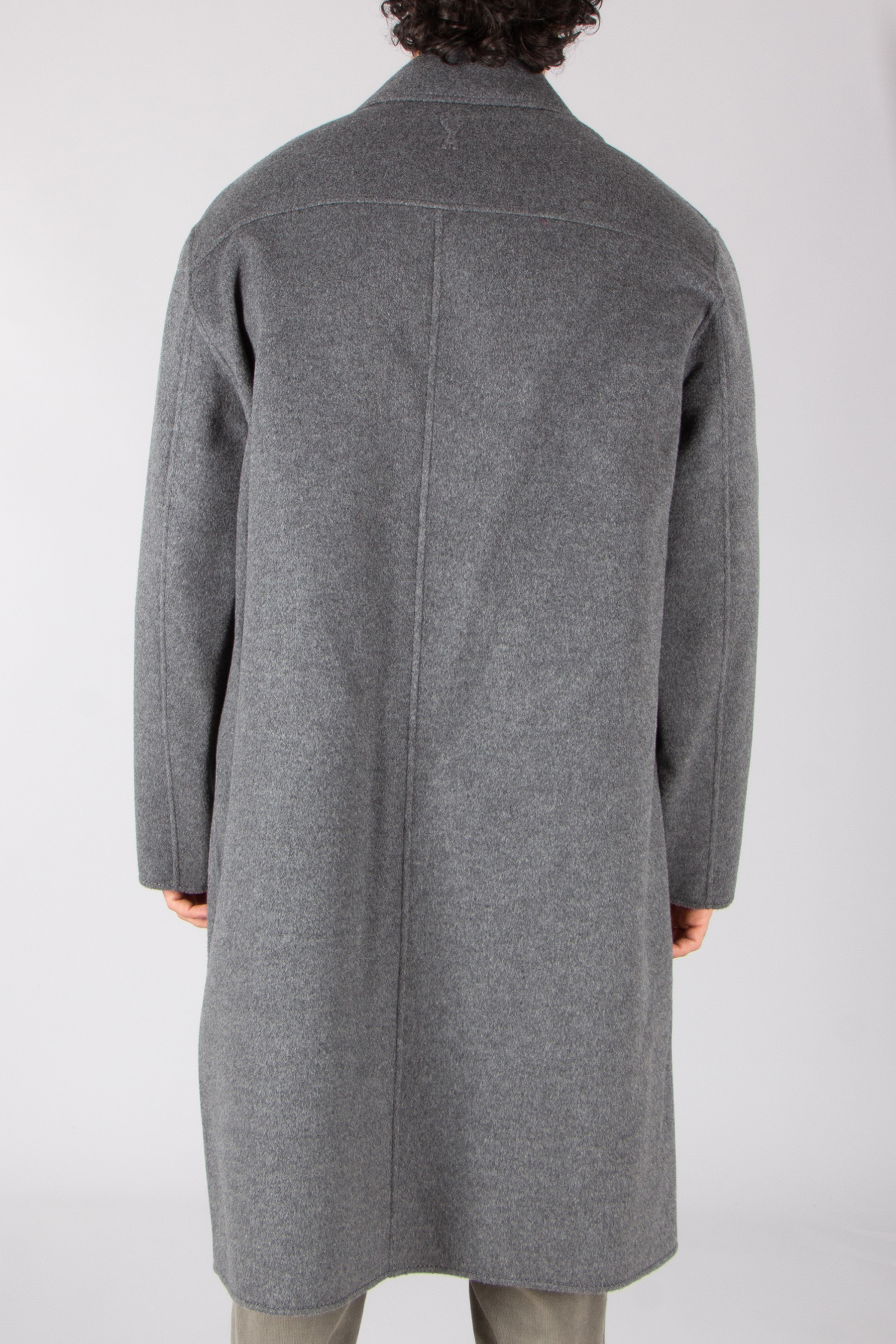 AMI PARIS Loose Fit Doubleface Wool-Cashmere Blend Coat Bekleidung, Mantel