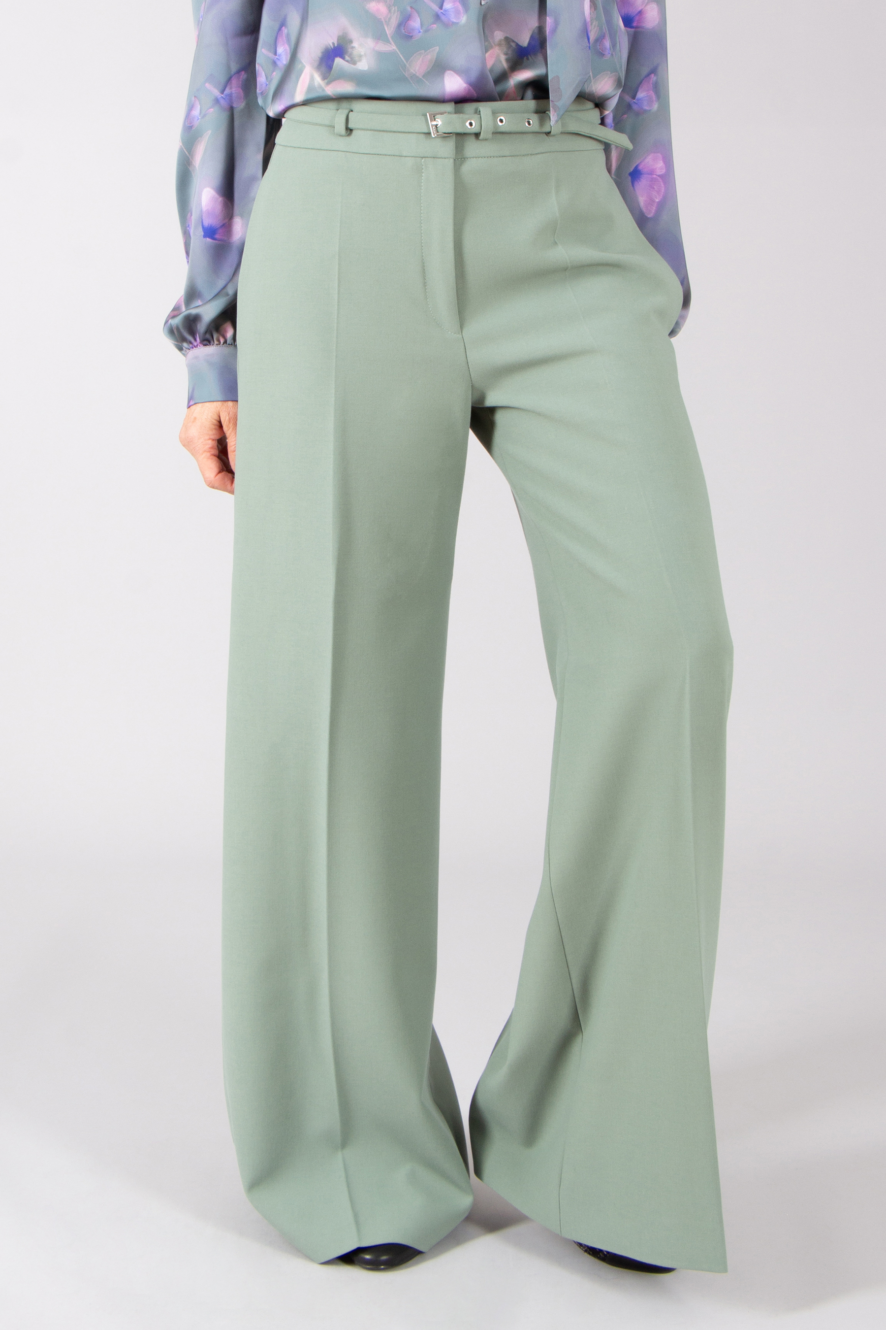 HUGO Flared Stretch Fabric Pants Havinera