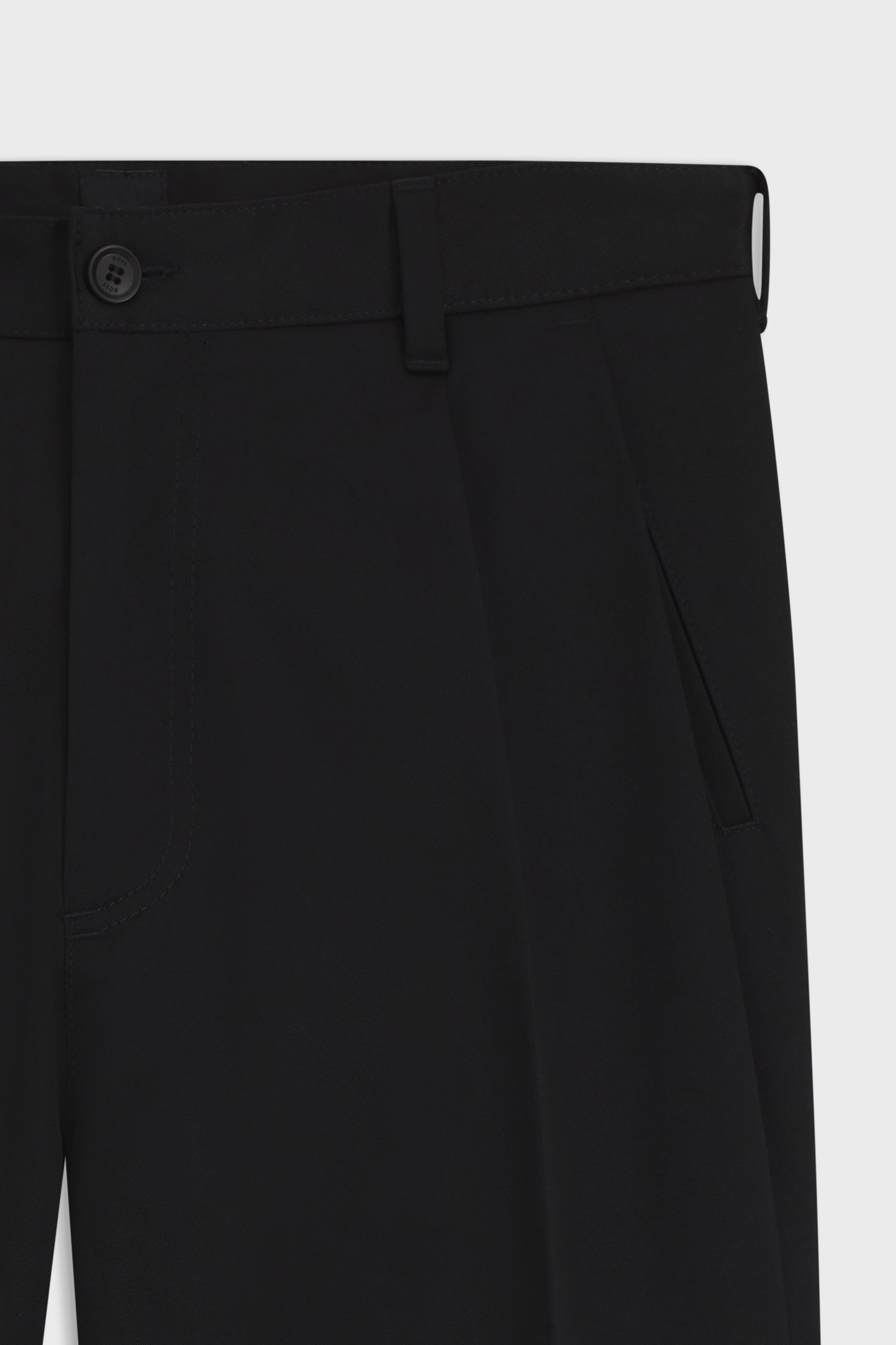 BOSS Relaxed Fit Cotton Twill Pants C-Kai Bekleidung, Kurze Hosen, Hosen, Rock