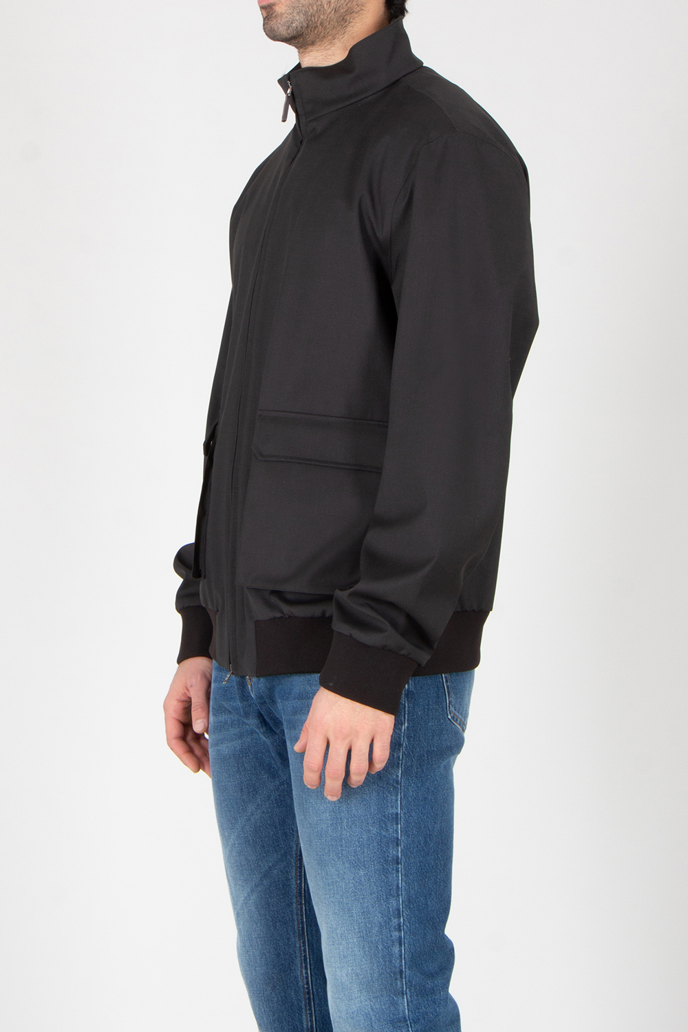 HERNO Regular Fit Storm System Virgin Wool Jacket