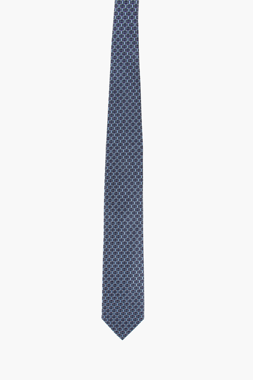 BRIONI Patterned Silk Jacquard Tie