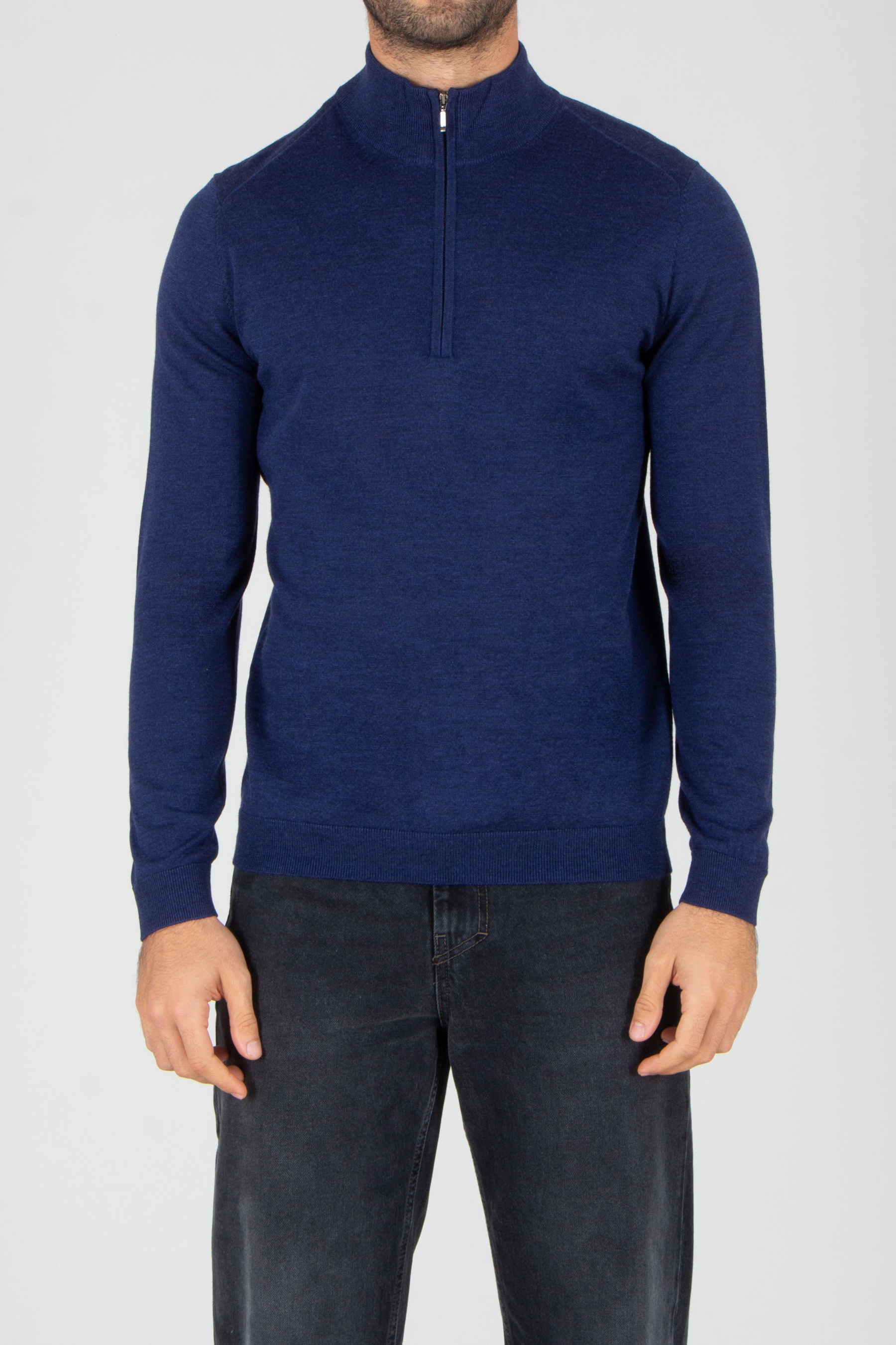 Strickwaren, Pullover, Jeanshose, Mann, Person