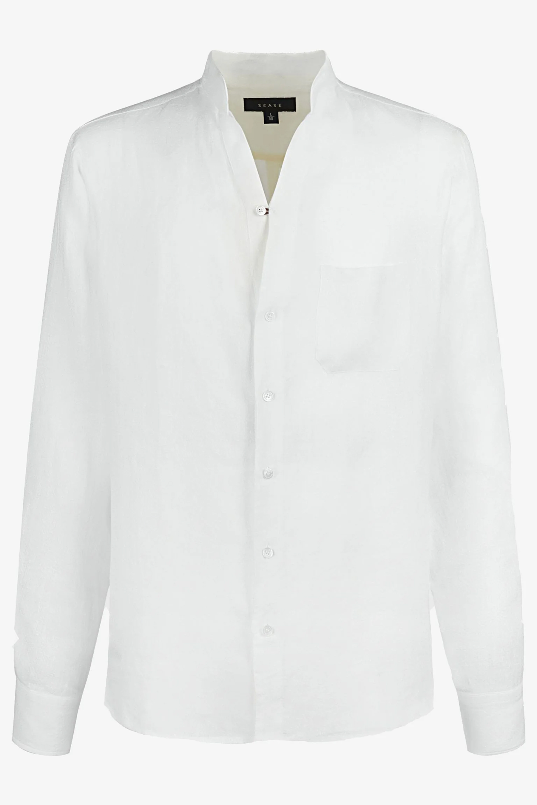 SEASE Linen Fish Tail Shirt