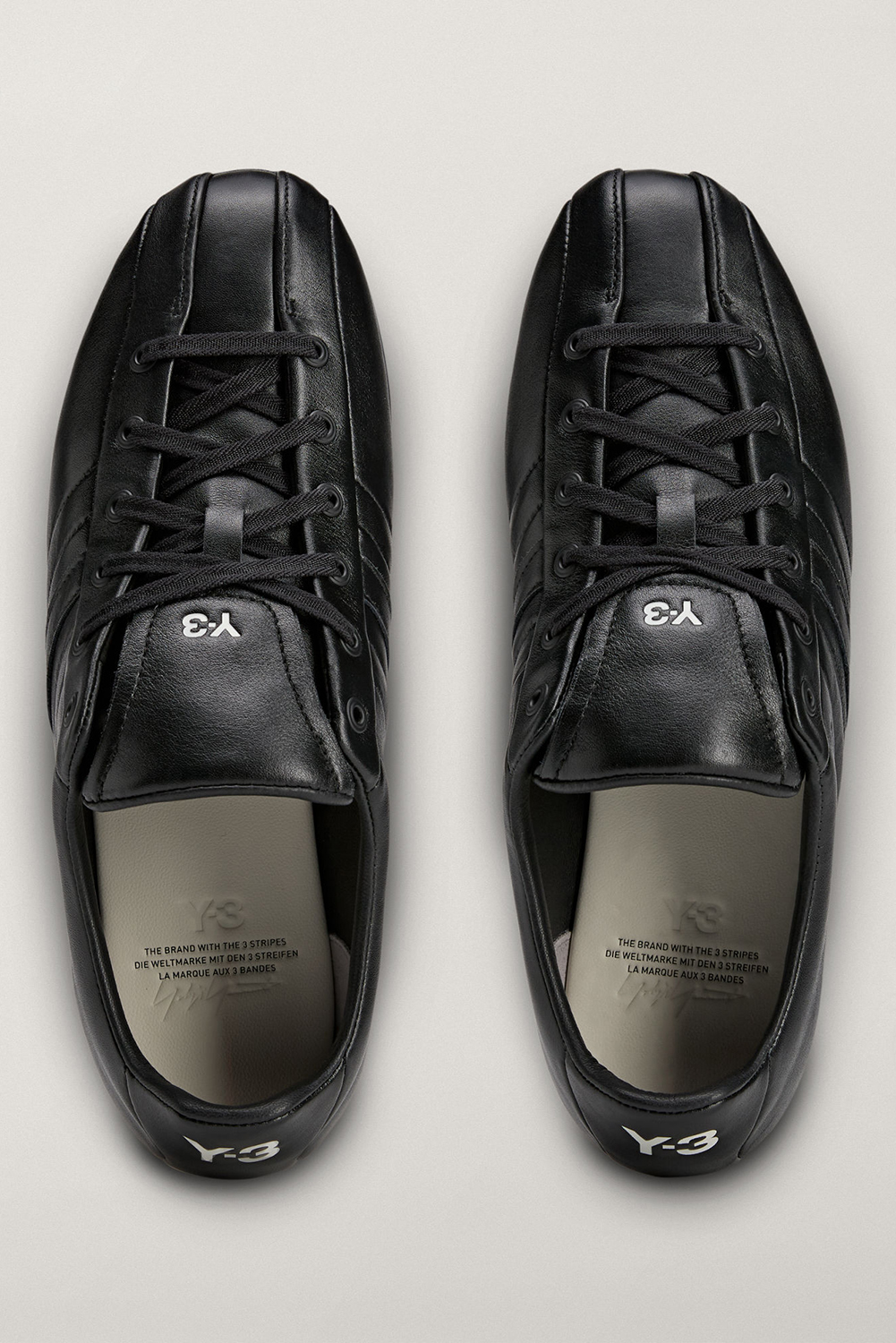 Y-3 Leather Sneakers Field