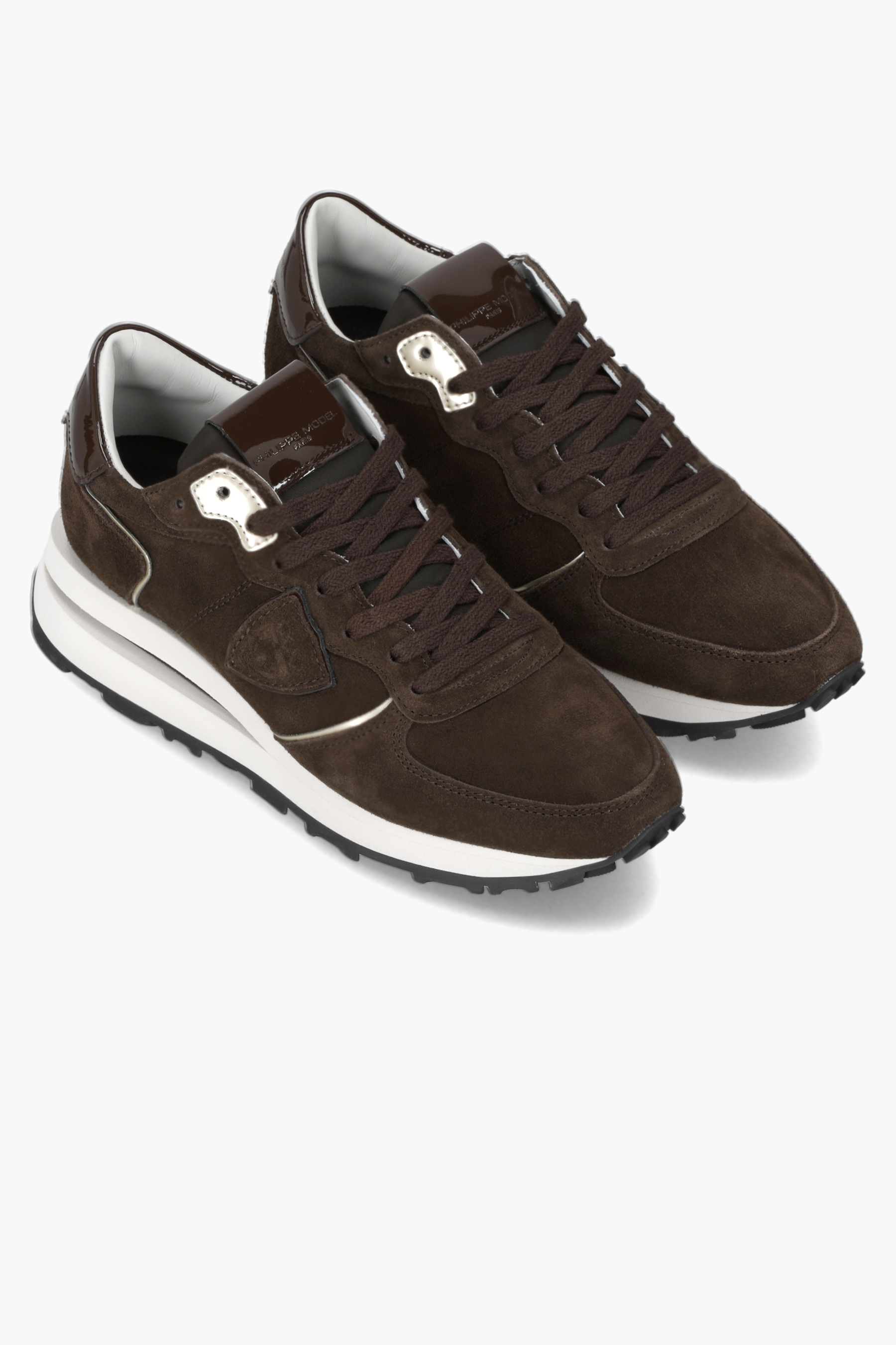 PHILIPPE MODEL Suede Sneakers Tropez Haute Low Bekleidung, Schuhwerk, Schuh, Sneaker, Wildleder