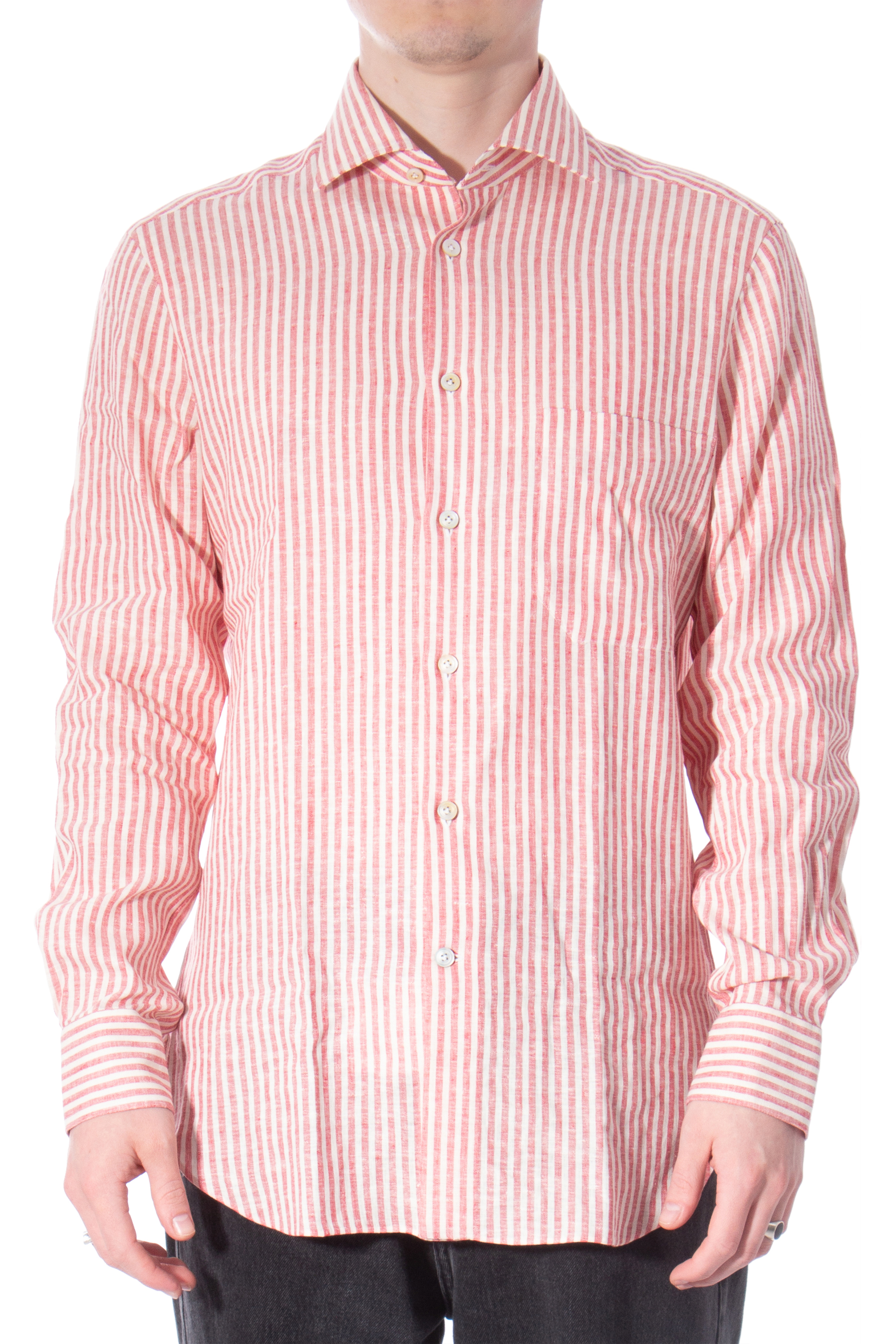 KITON Striped Linen Shirt KITON Striped Linen Shirt