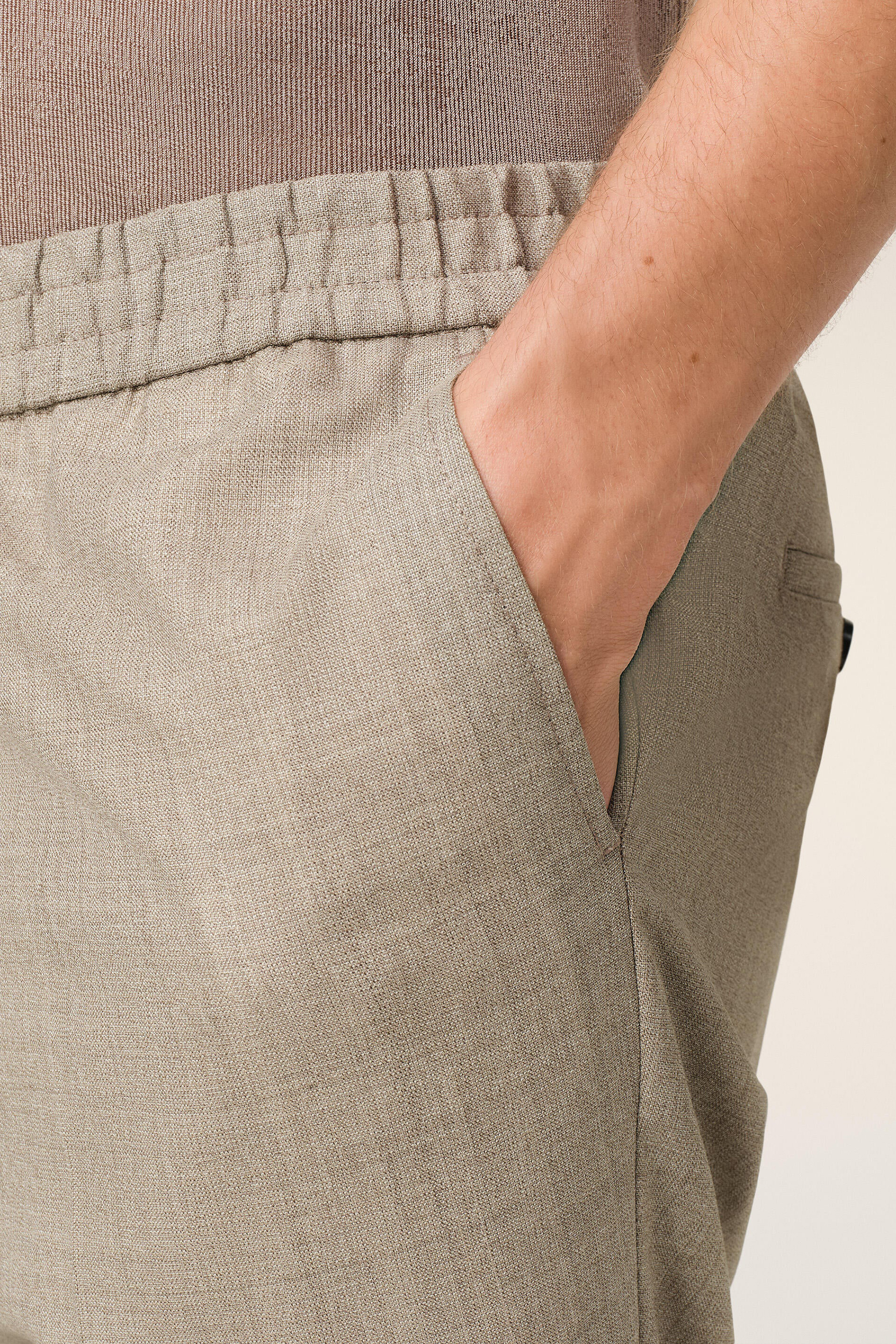 AMI PARIS Straight Leg Virgin Wool Canvas Pants AMI PARIS Straight Leg Virgin Wool Canvas Pants