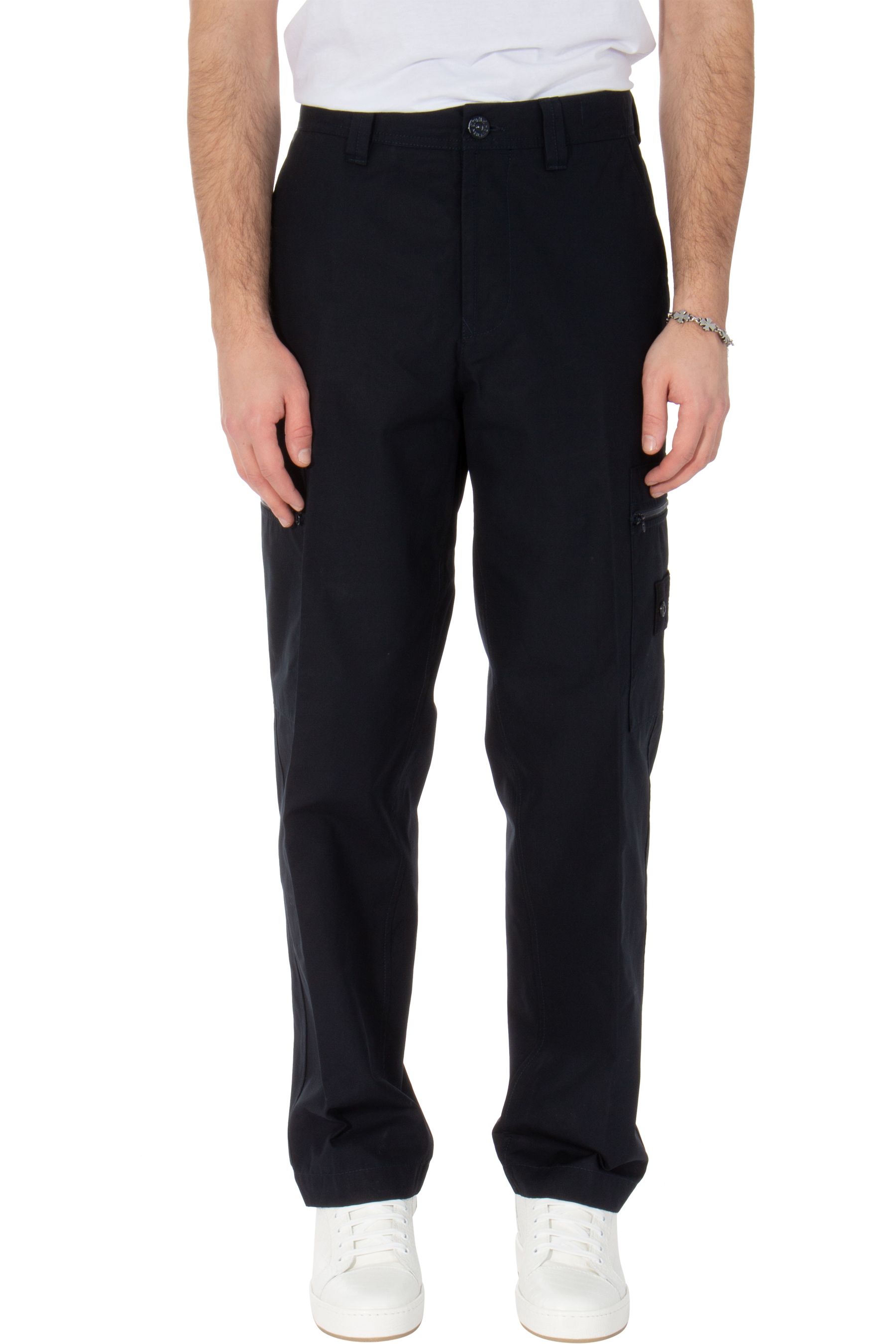STONE ISLAND Ghost Piece Organic Cotton Canvas Cargo Pants STONE ISLAND Ghost Piece Organic Cotton Canvas Cargo Pants