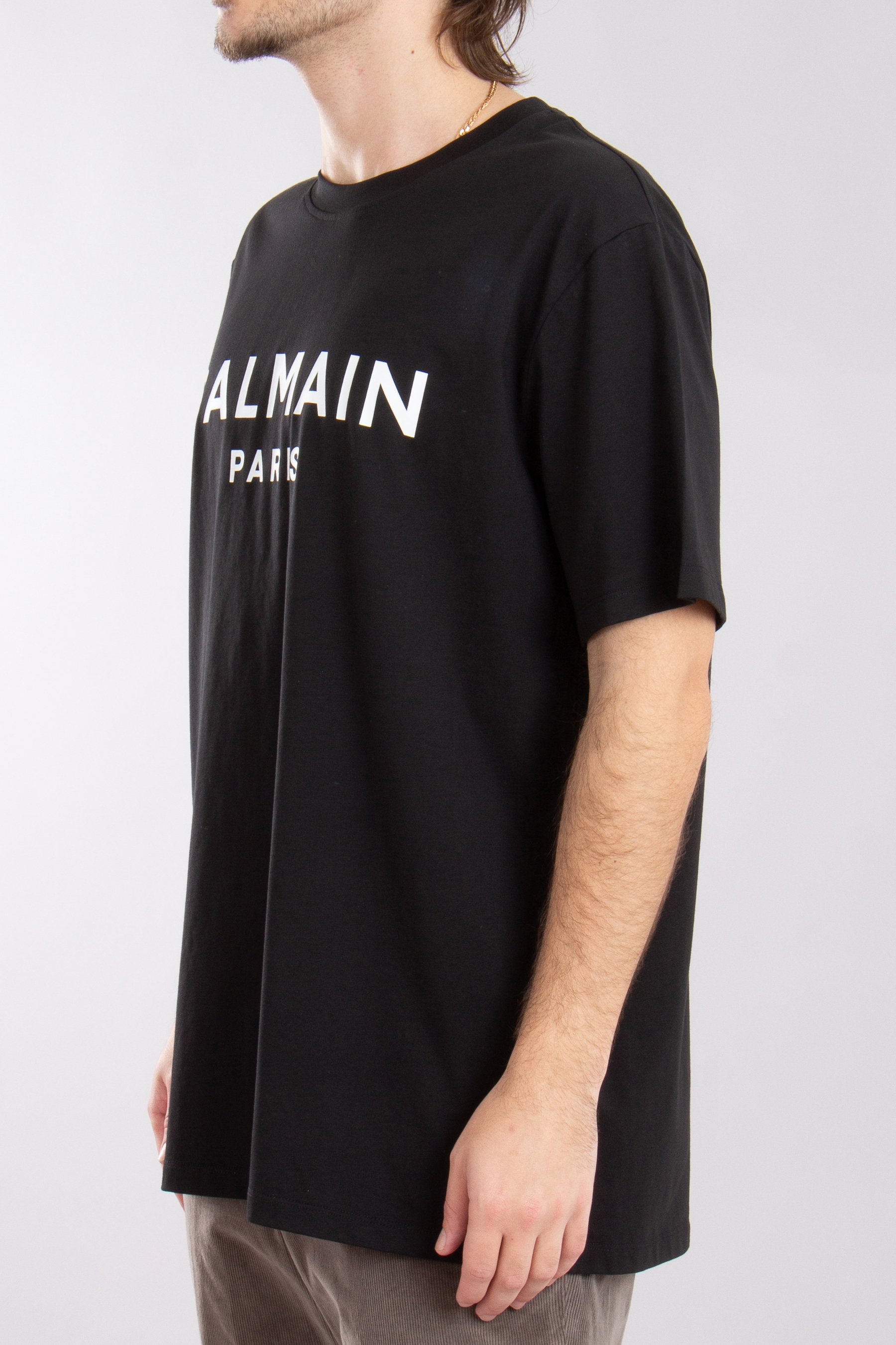 BALMAIN Printed Organic Cotton Jersey T-Shirt BALMAIN Printed Organic Cotton Jersey T-Shirt