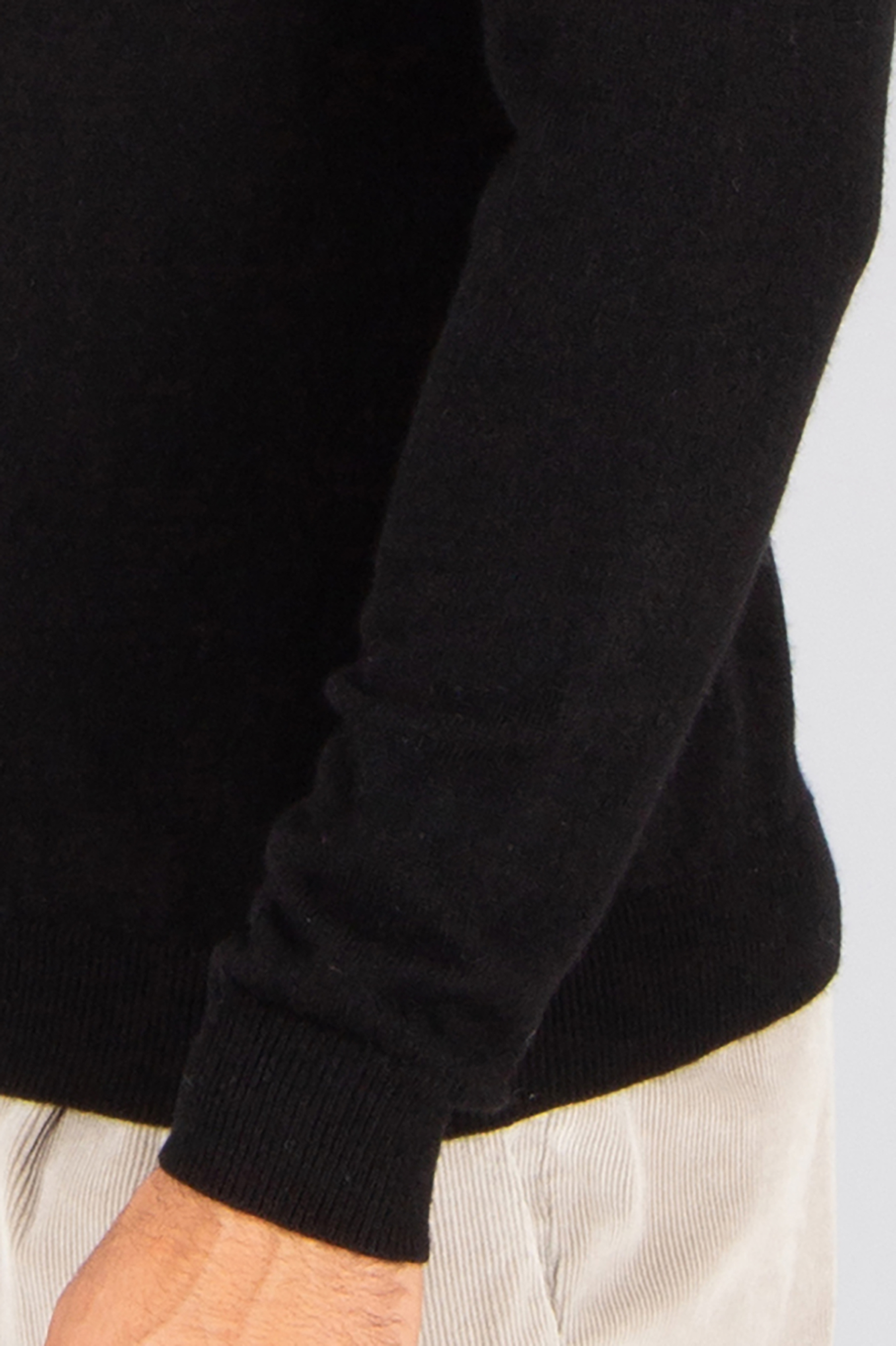 MIENTUS BERLIN Regular Fit Cashmere Crew Neck Sweater Langarm, Ärmel, Pullover, Mann, Person