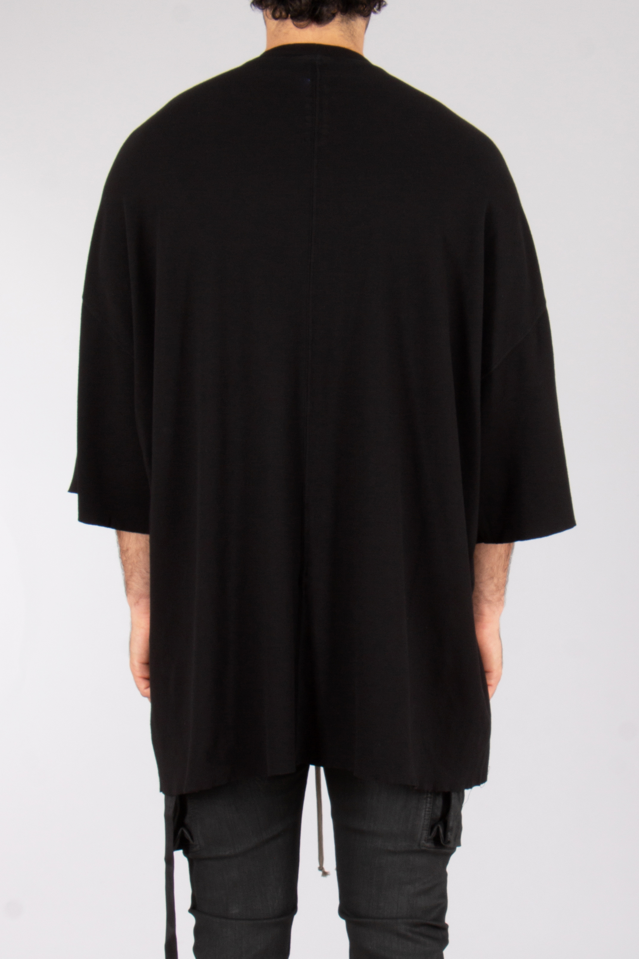 RICK OWENS DRKSHDW Oversized Fit Brushed Organic Cotton Jersey Tommy T T-Shirt Modisch, Mantel, Erwachsener, Mann, Person