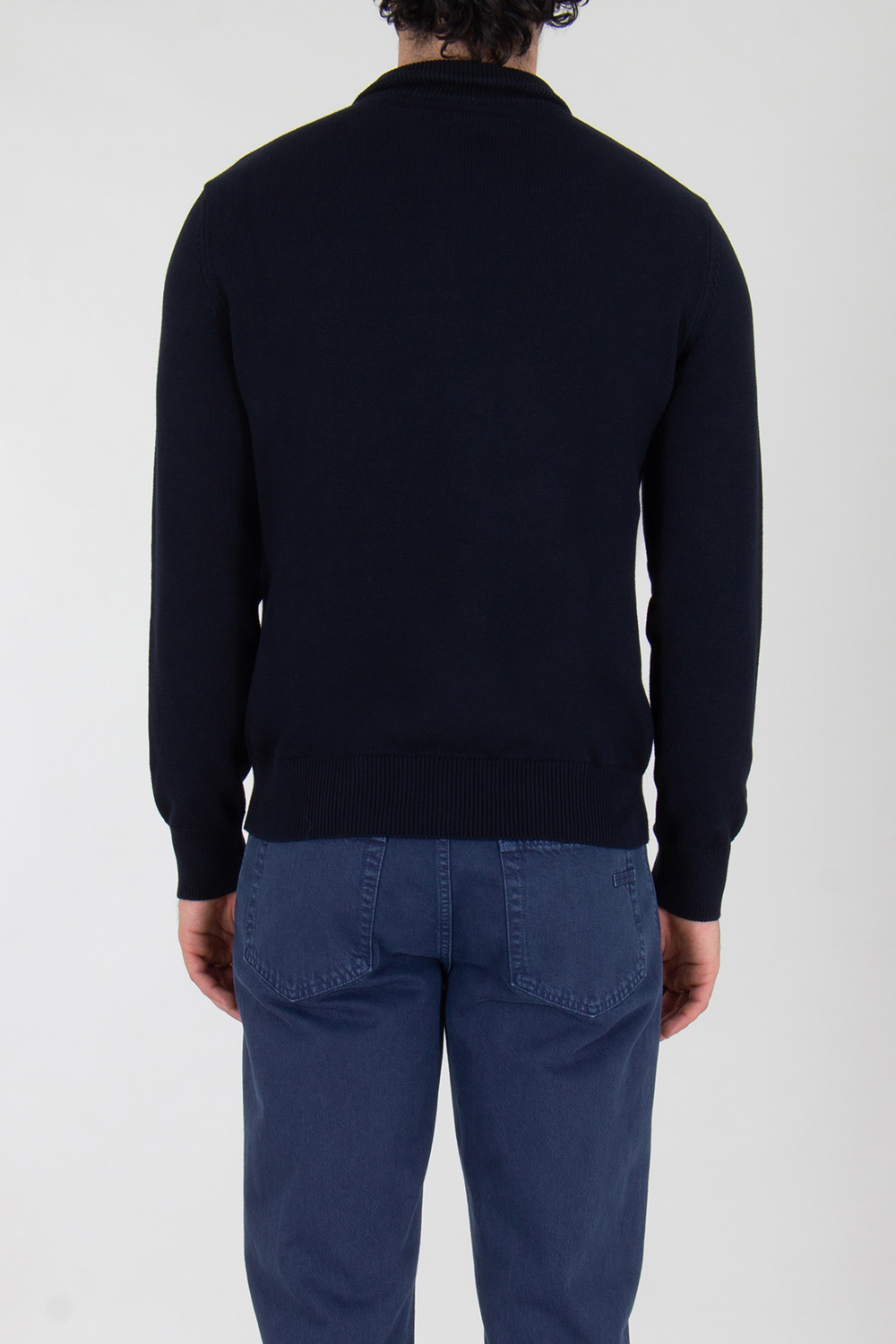 EMOPRIO ARMANI Knitted Cotton Troyer