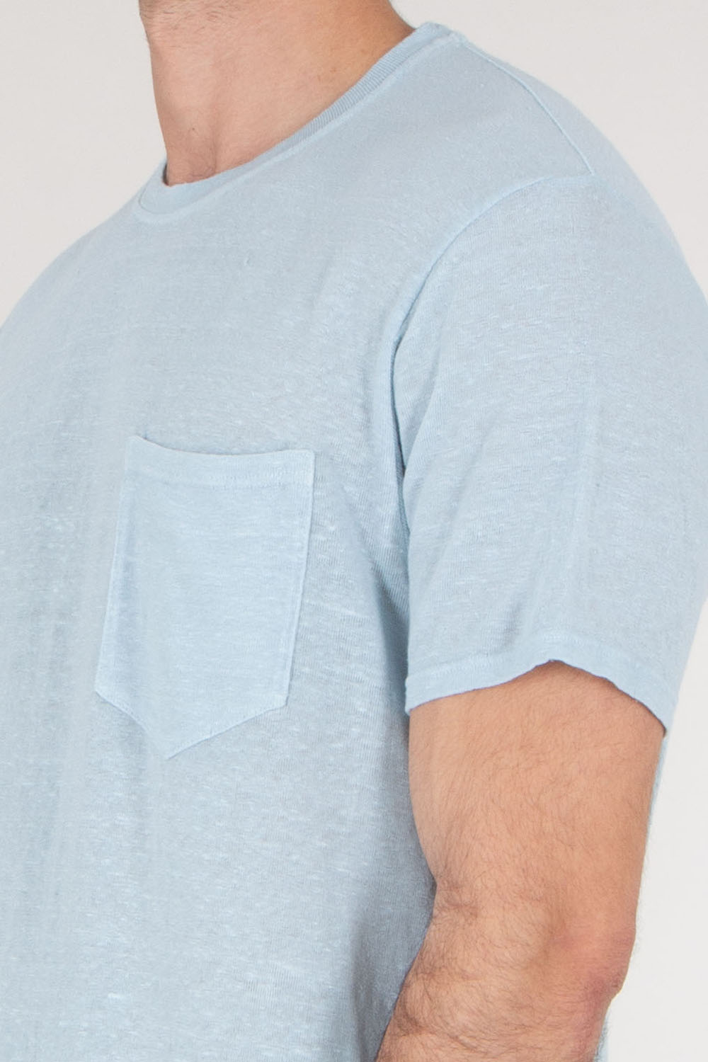 BOWERY NYC Regular Fit Linen Jersey T-Shirt Essential