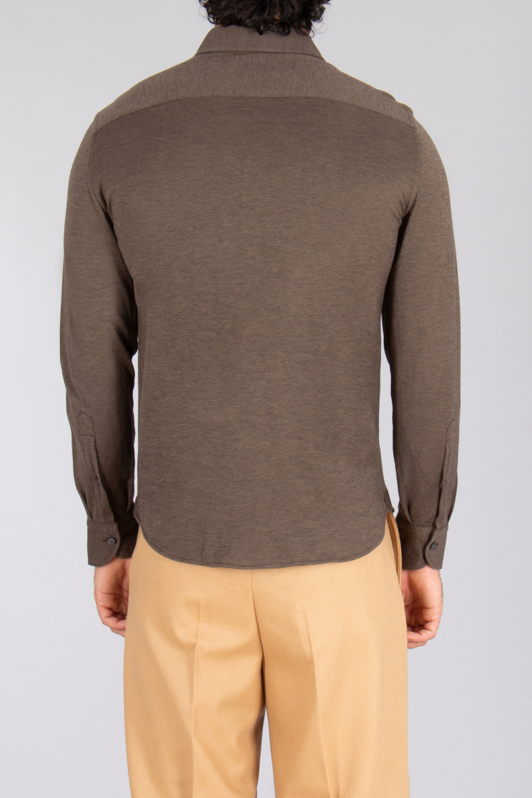 SONRISA Regular Fit Cotton-Lyocell Piqué Shirt Bekleidung, Langarm, Ärmel, Pullover, Mantel