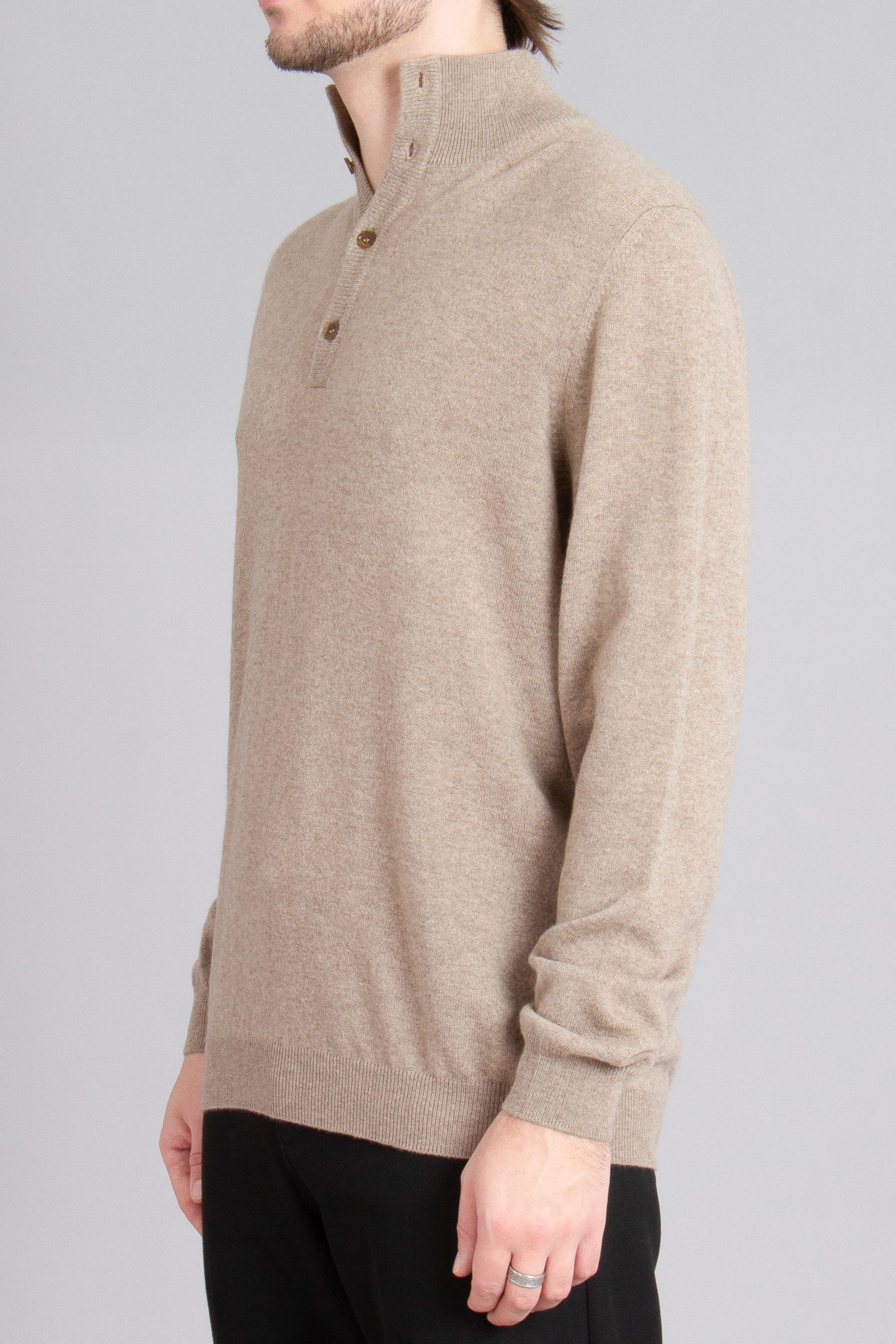 AIDA BARNI Cashmere Mock Neck Sweater AIDA BARNI Cashmere Mock Neck Sweater