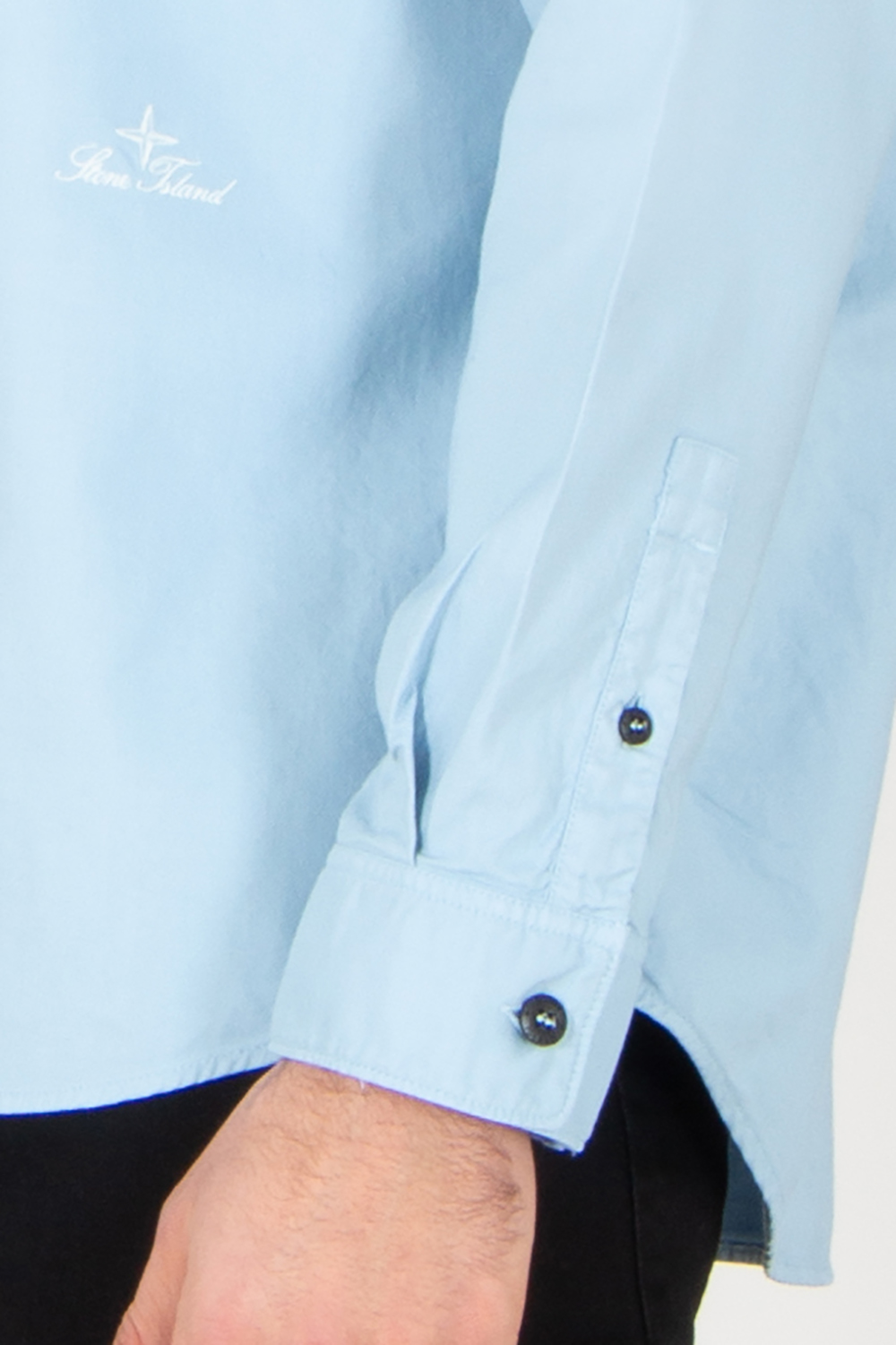 STONE ISLAND Comfort Fit Organic Cotton Oxford Button-Down Shirt