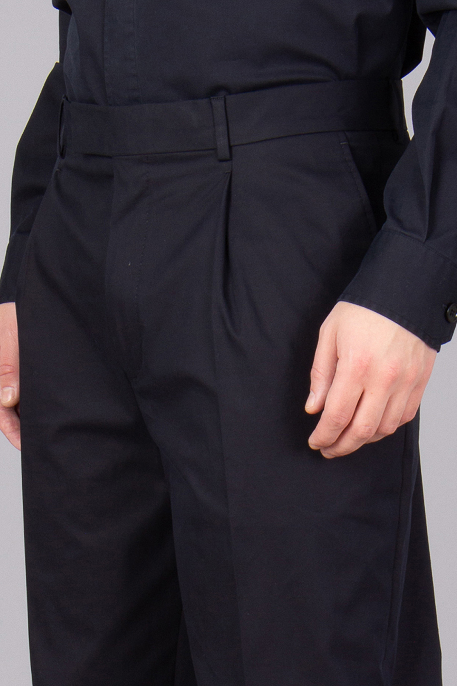 ZEGNA Pleated Fit Premium Cotton Stretch Pants ZEGNA Pleated Fit Premium Cotton Stretch Pants