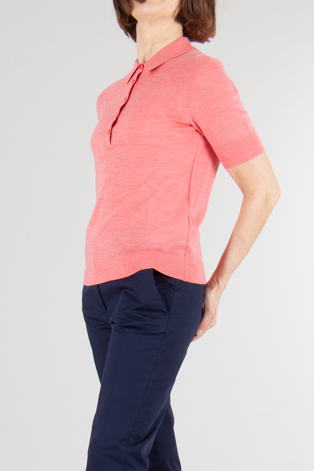 BOSS Super Fine Virgin Merino Wool Polo Shirt 