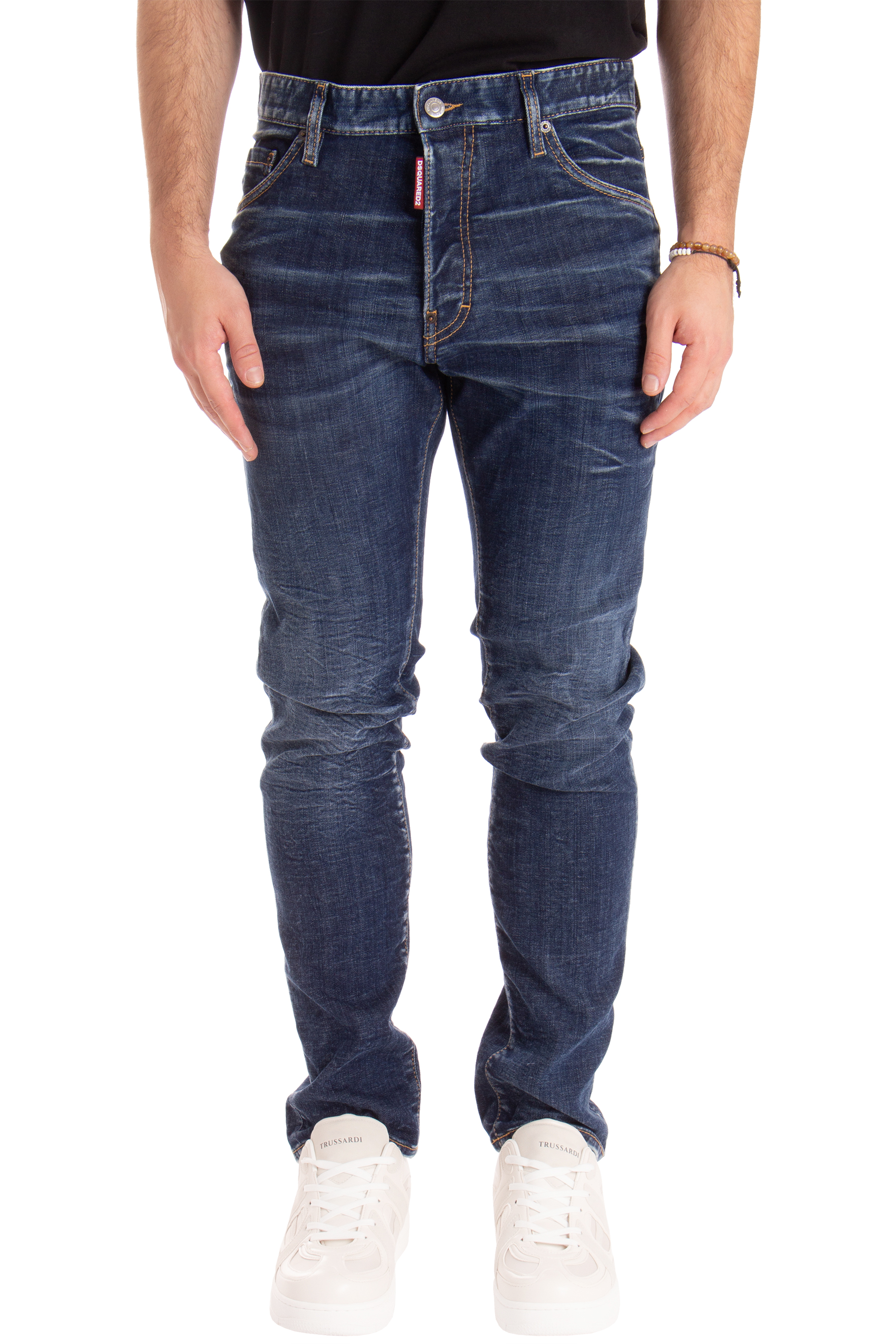 DSQUARED2 Dark Crinkle Cool Guy Jeans DSQUARED2 Dark Crinkle Cool Guy Jeans