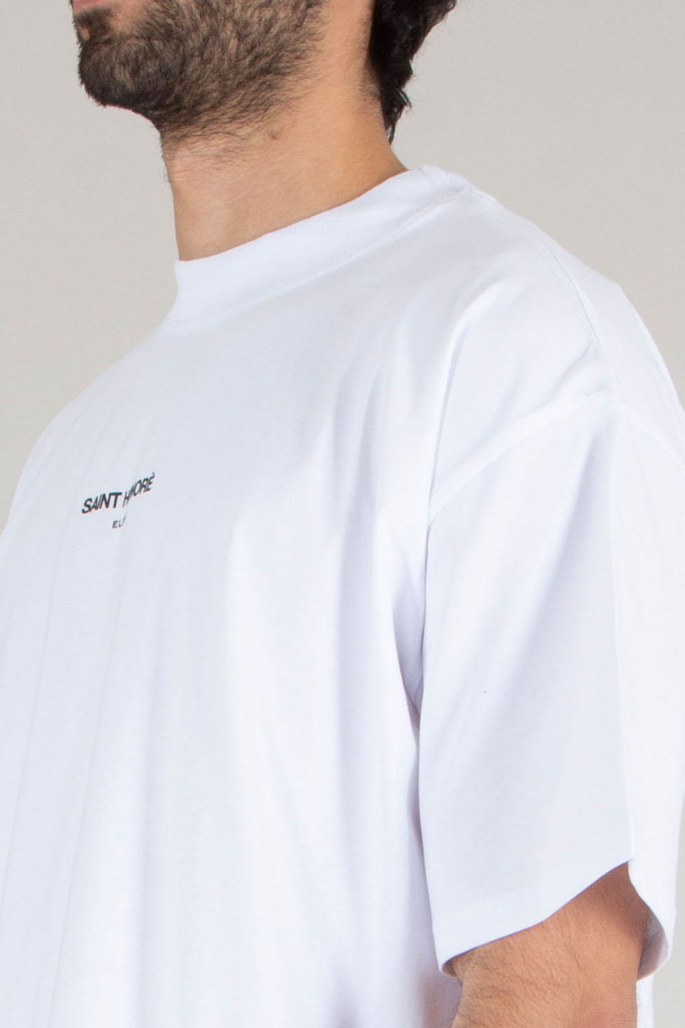 ELITÈ Relaxed Fit Logo Print Cotton Jersey T-Shirt