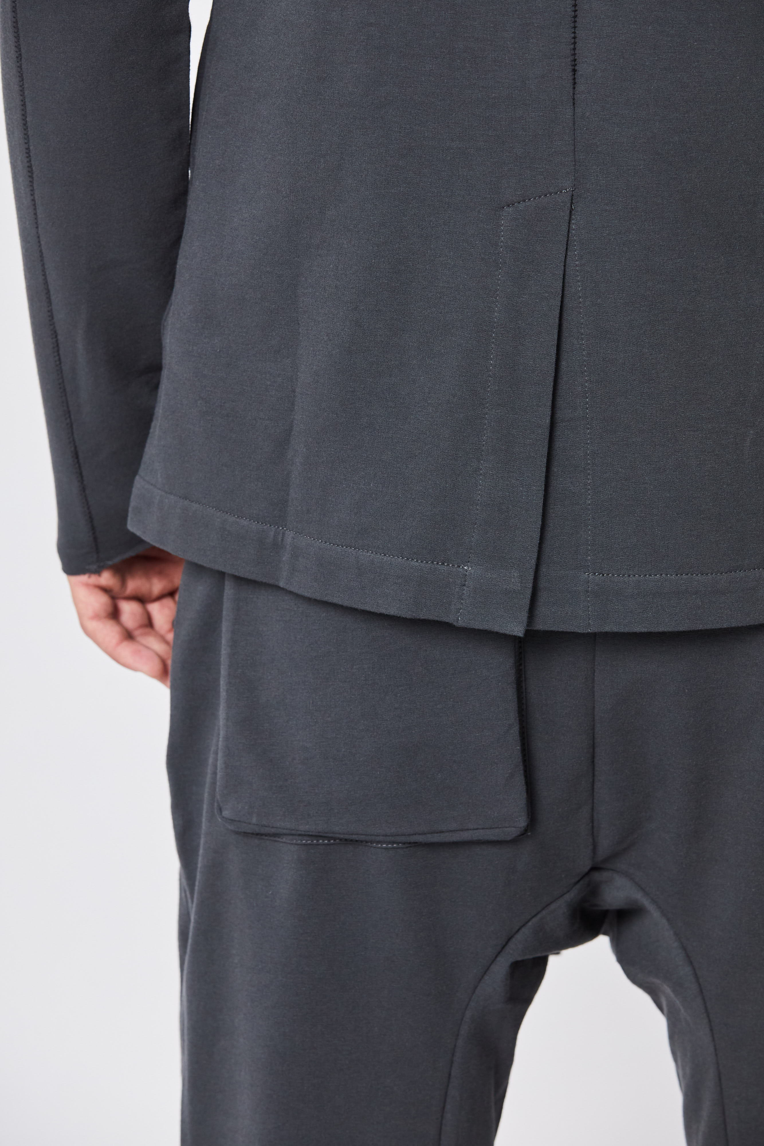 THOM KROM Slim Fit Cotton Modal Stretch One Button Jacket THOM KROM Slim Fit Cotton Modal Stretch One Button Jacket