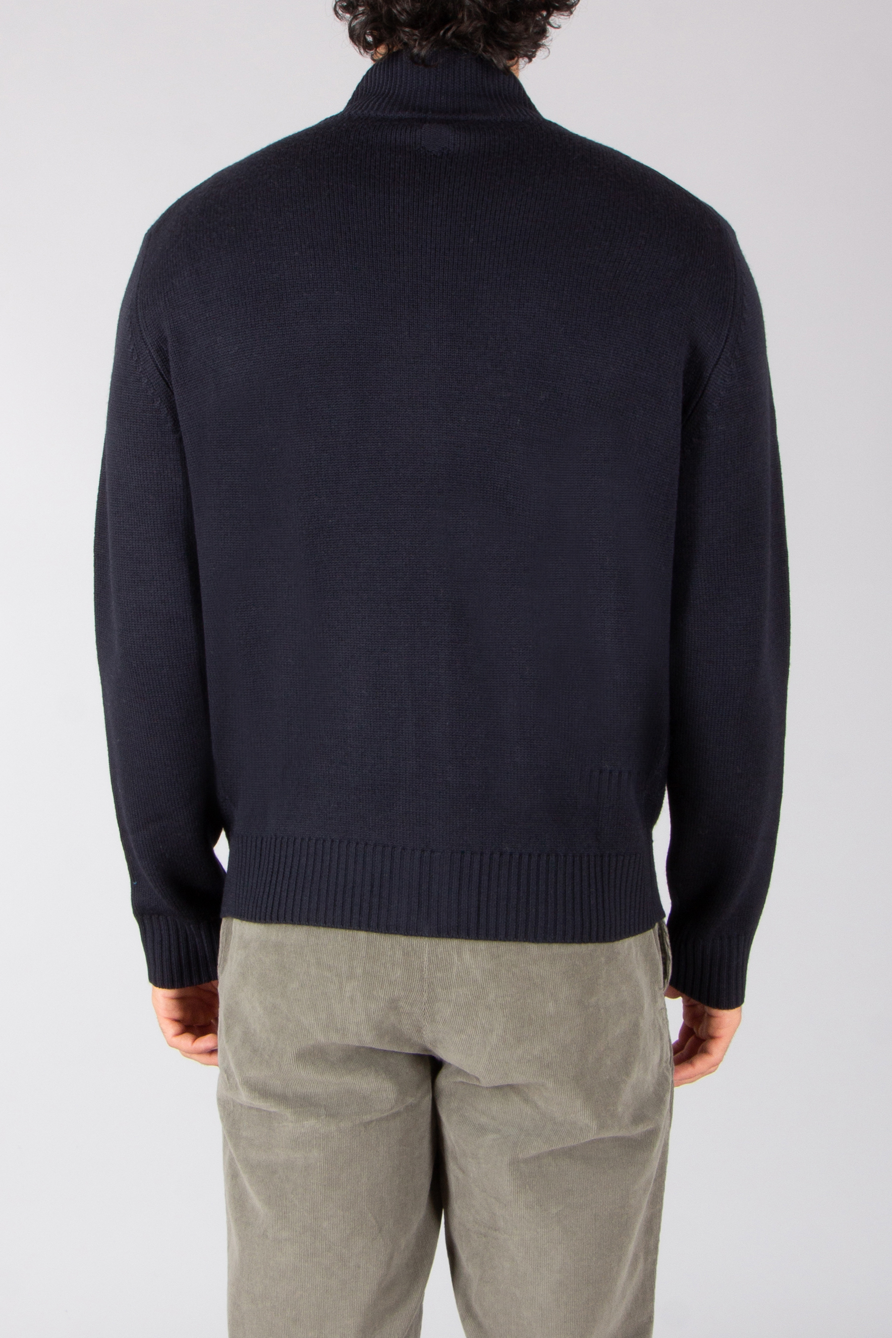 CANALI Regular Fit Structured Extrafine Wool Zip Cardigan Bekleidung, Strickwaren, Pullover