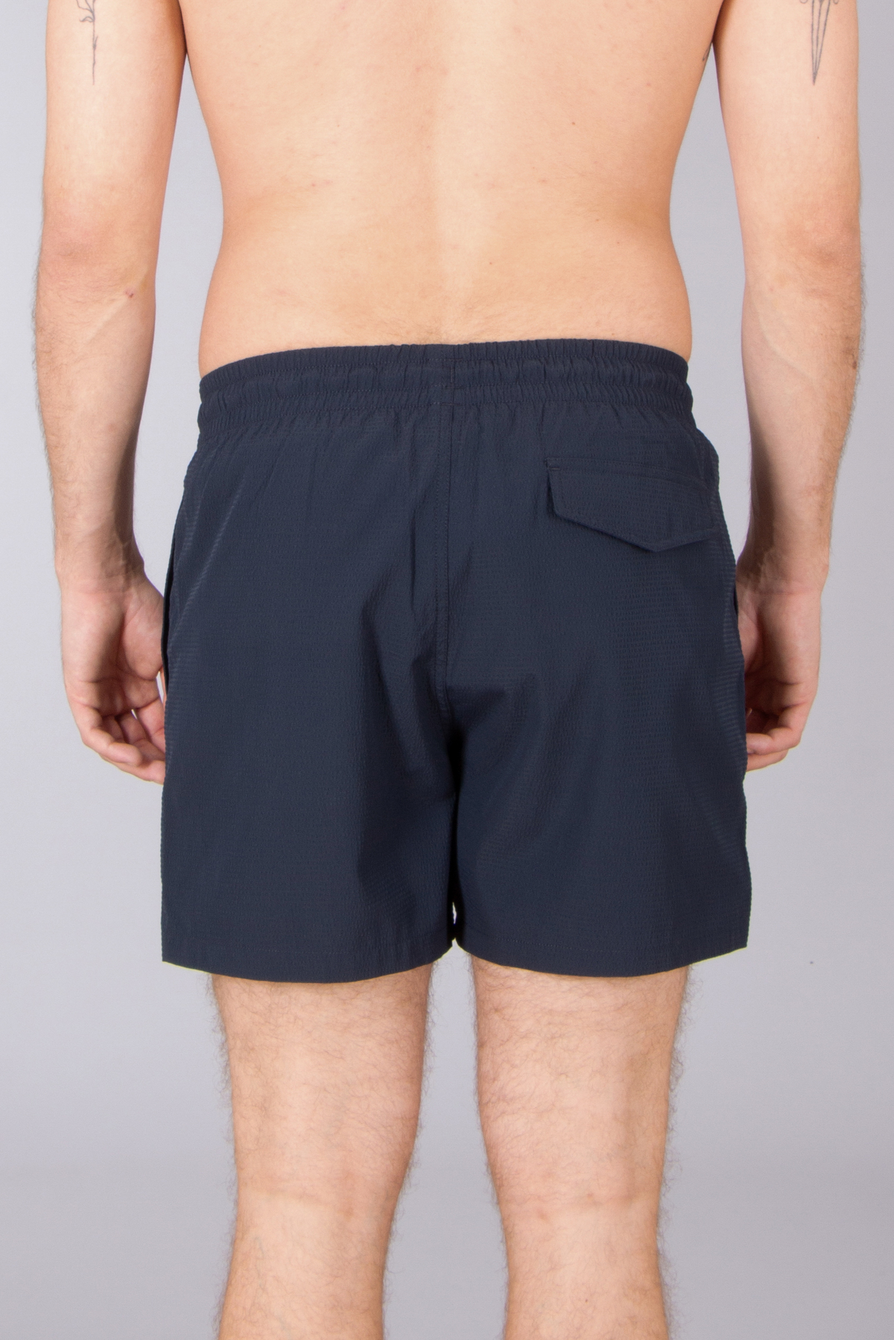 EMPORIO ARMANI Regular Fit Technical Farbic Muslin Swim Shorts Bekleidung, Kurze Hosen, Person