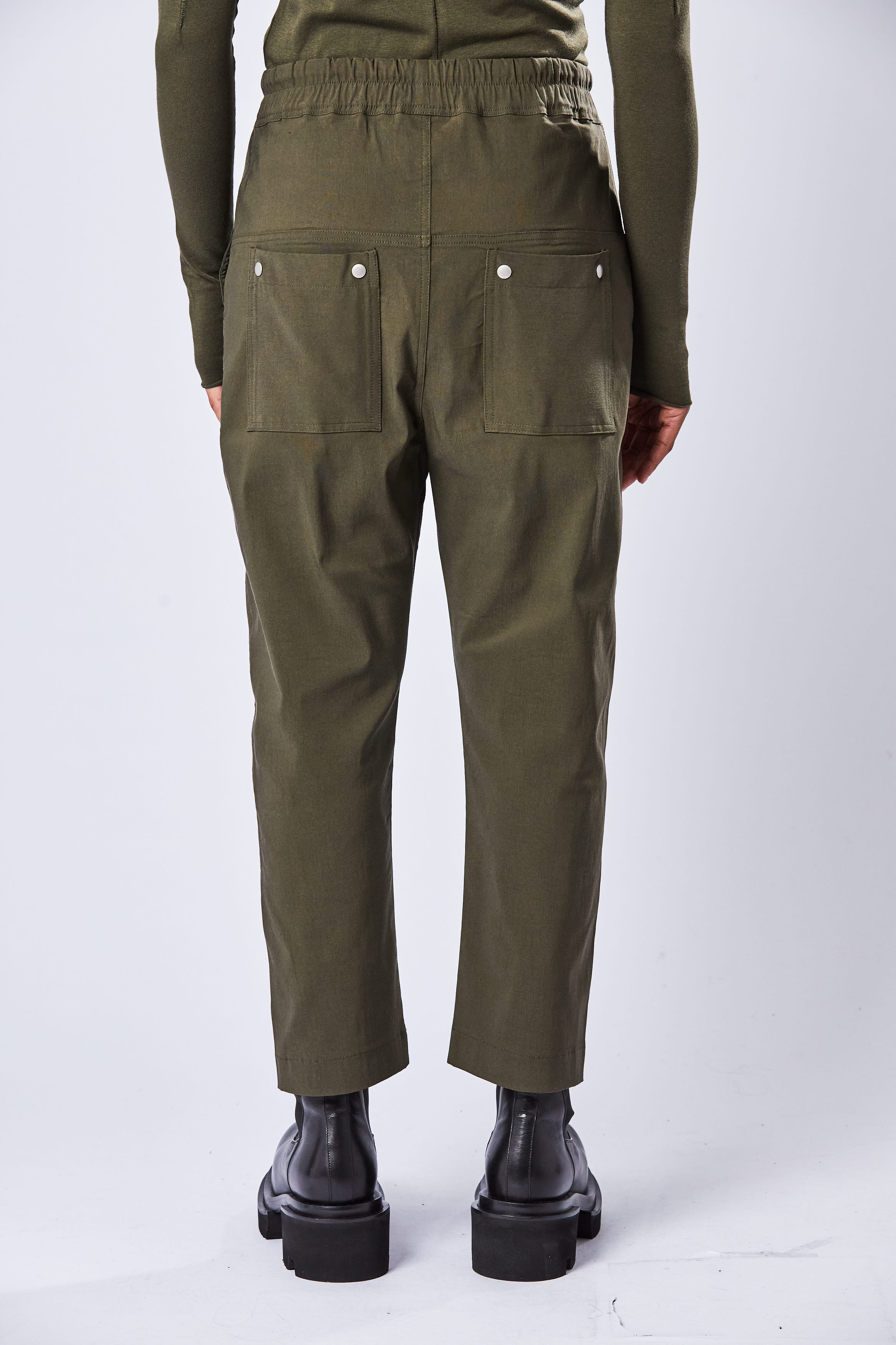 THOM KROM Stretch Fabric Dropped Crotch Pants THOM KROM Stretch Fabric Dropped Crotch Pants