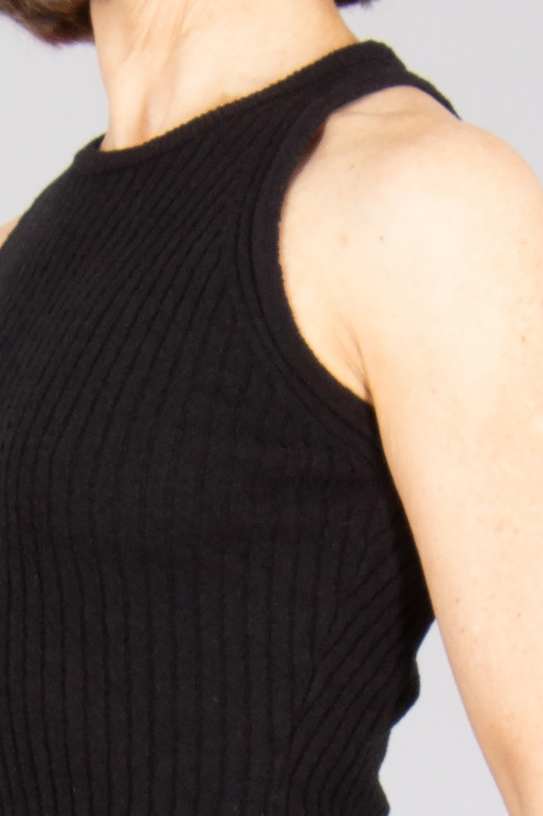 IHEART Slim Fit Ribbed Cotton Blend Tank Top Munala Bekleidung, Unterhemd, Person, Tanktop