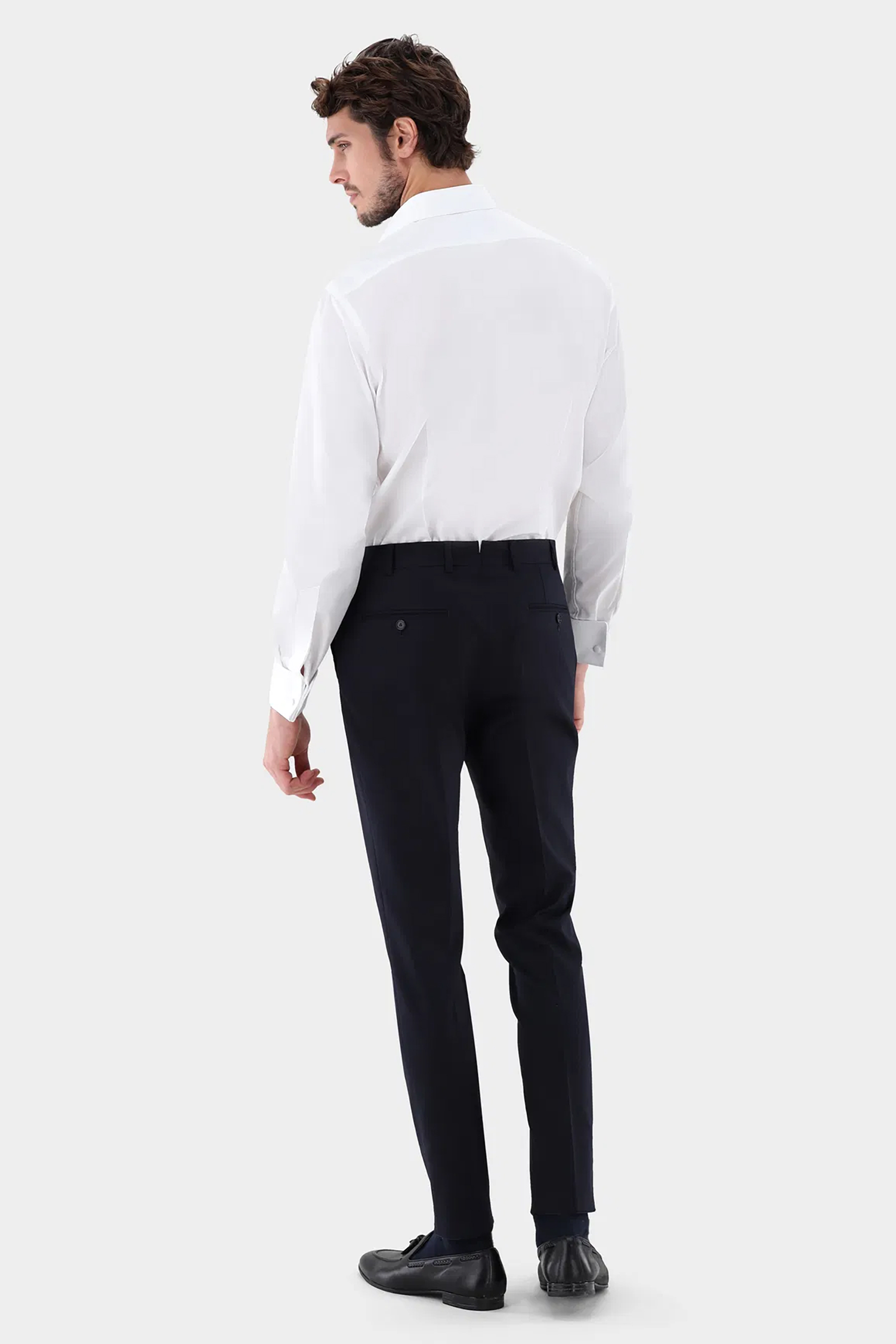 VAN LAACK Tailor Fit Cotton Tuxedo Shirt Scalo-DTF Hemd, Hosen, Formelle Kleidung, Anzug, Person