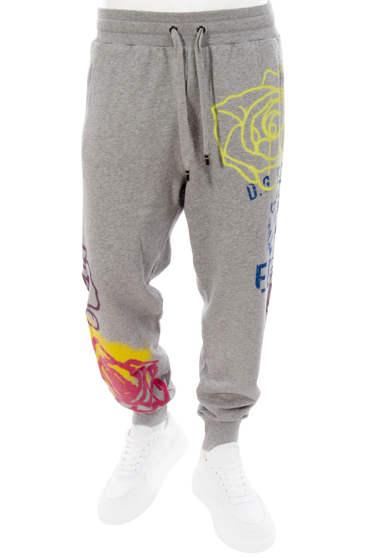DOLCE & GABBANA Flower Print Sweatpants DOLCE & GABBANA Flower Print Sweatpants