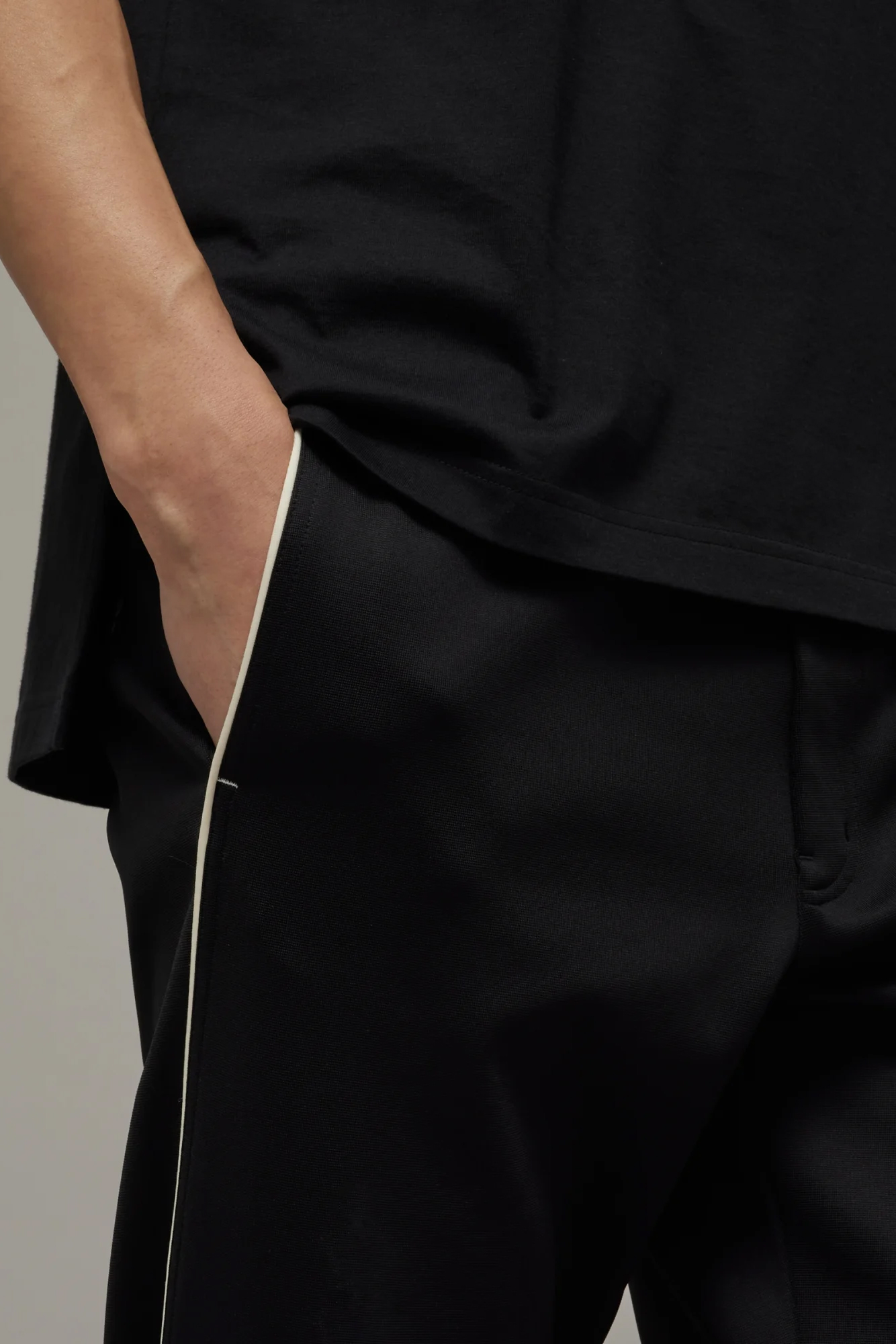 Y-3 Classic Nylon-Cotton Stretch Track Pants Y-3 Classic Nylon-Cotton Stretch Track Pants