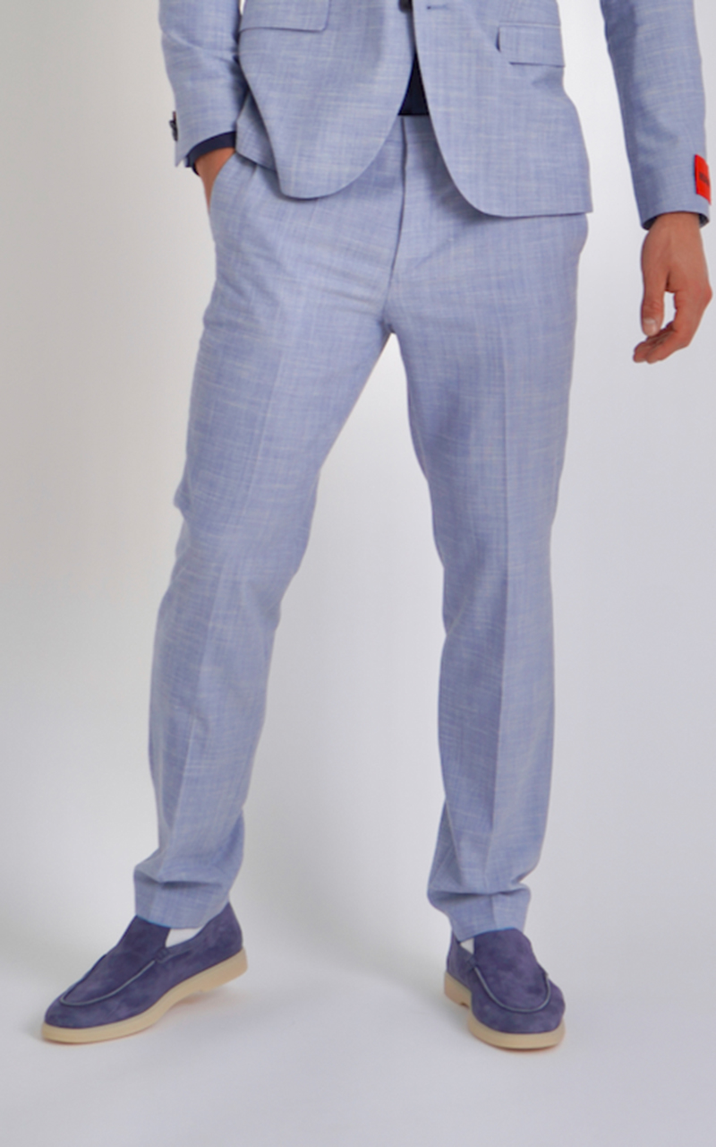 HUGO Extra Slim Fit Virgin Wool Stretch Pants Hesten