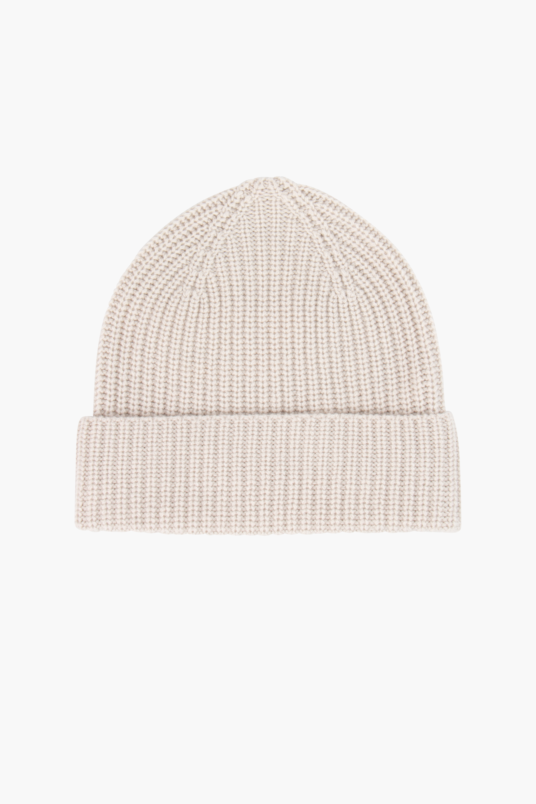 0039 ITALY Ribbed Cashmere-Wool Blend Hat