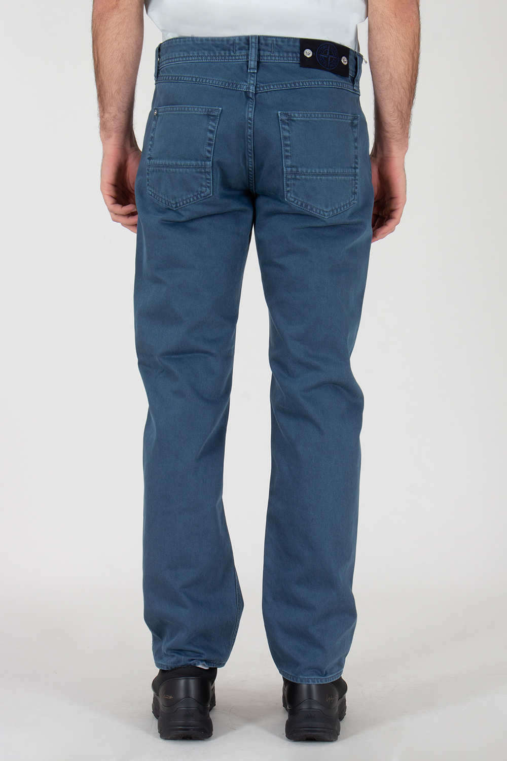 STONE ISLAND Regular Straight Fit Cotton Bull Denim Jeans