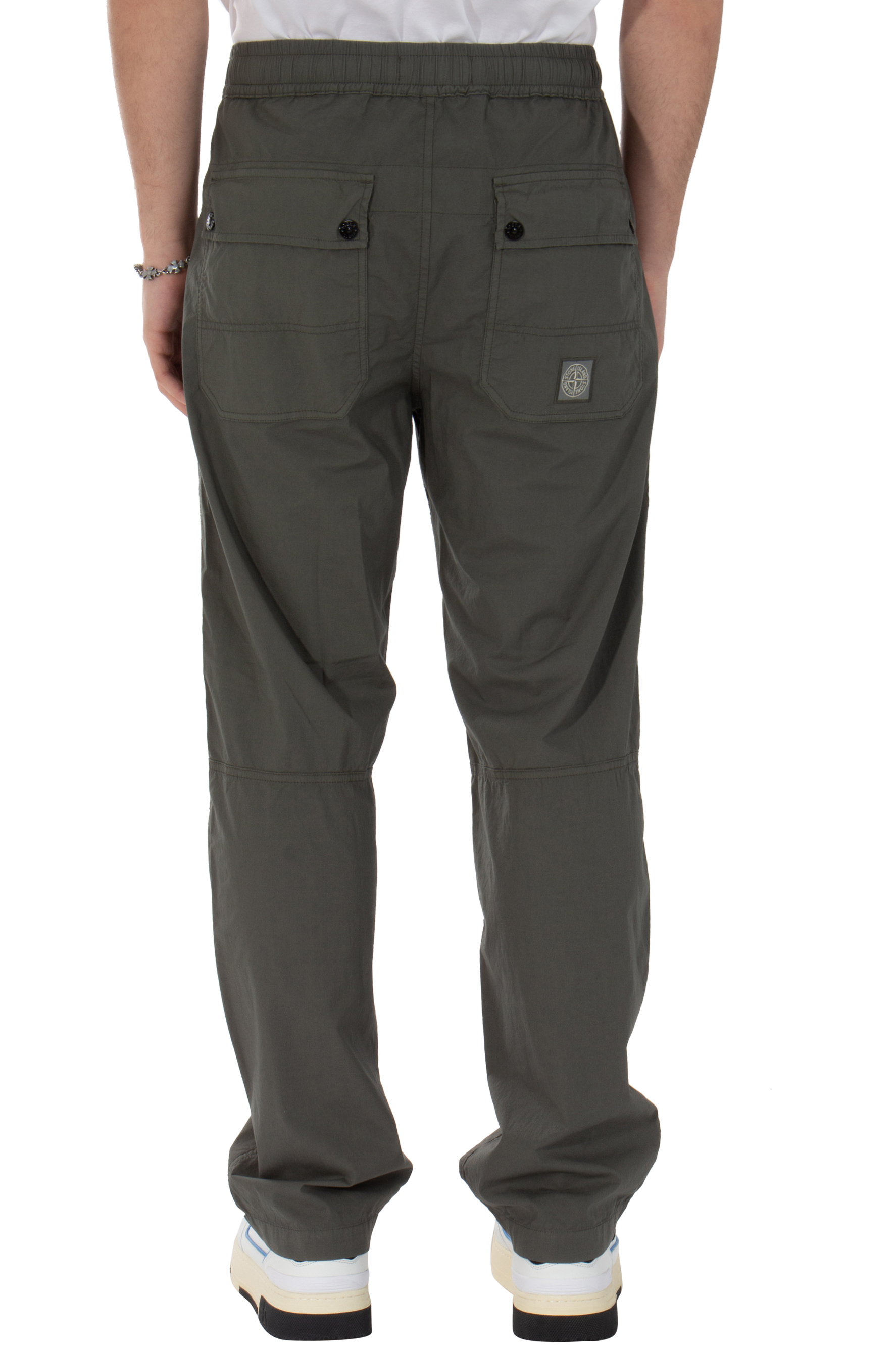 STONE ISLAND Regular Cotton Stretch Pants STONE ISLAND Regular Cotton Stretch Pants