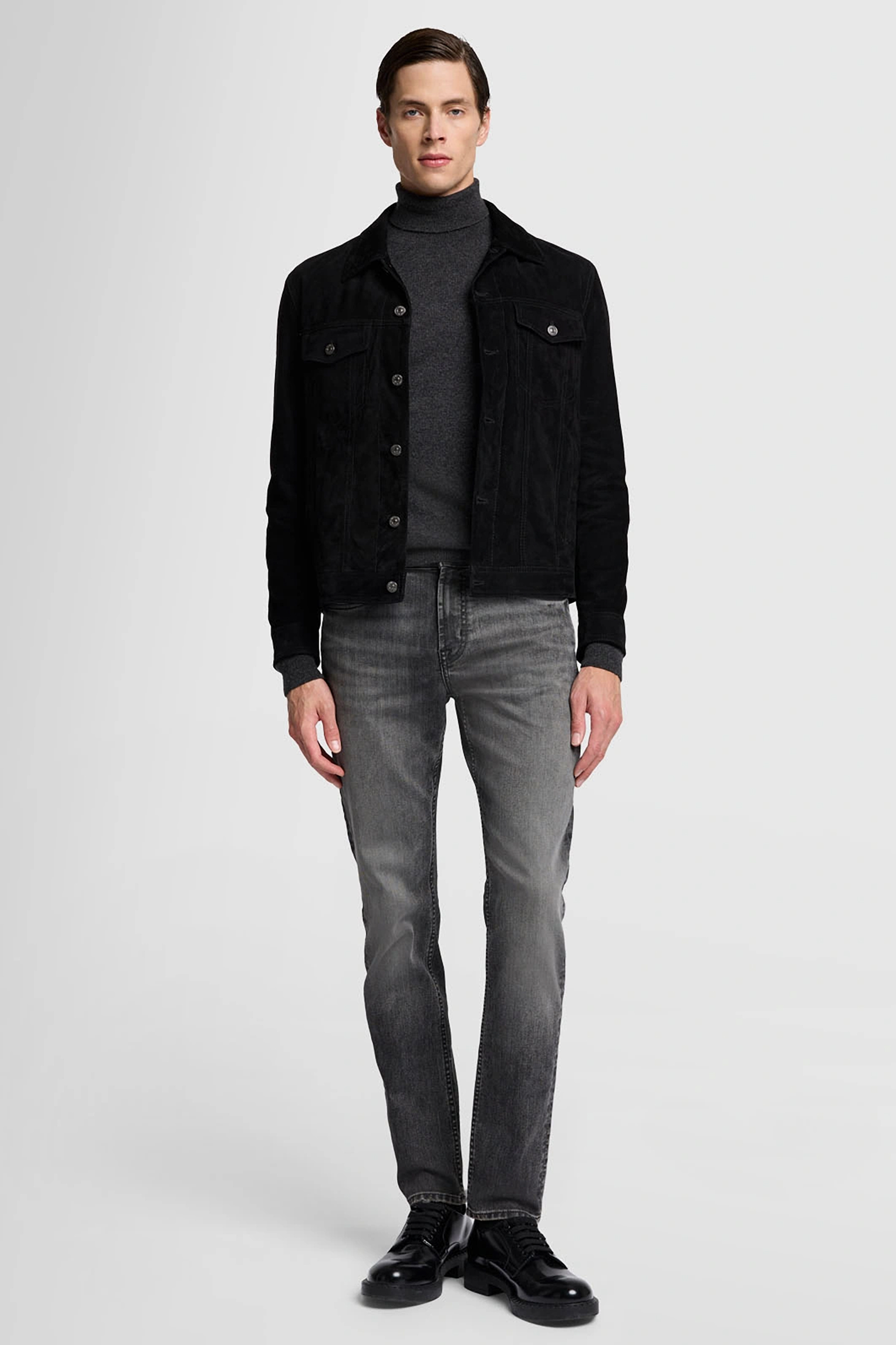 7 FOR ALL MANKIND Cotton Blend Stretch Denim Jeans Slimmy 7 FOR ALL MANKIND Cotton Blend Stretch Denim Jeans Slimmy