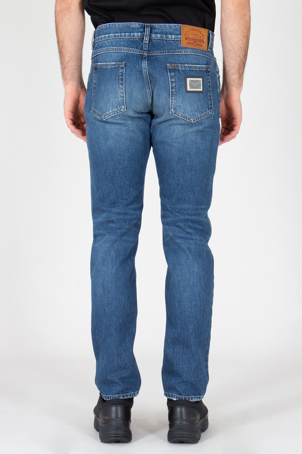 DOLCE & GABBANA Regular Fit Cotton Denim Jeans