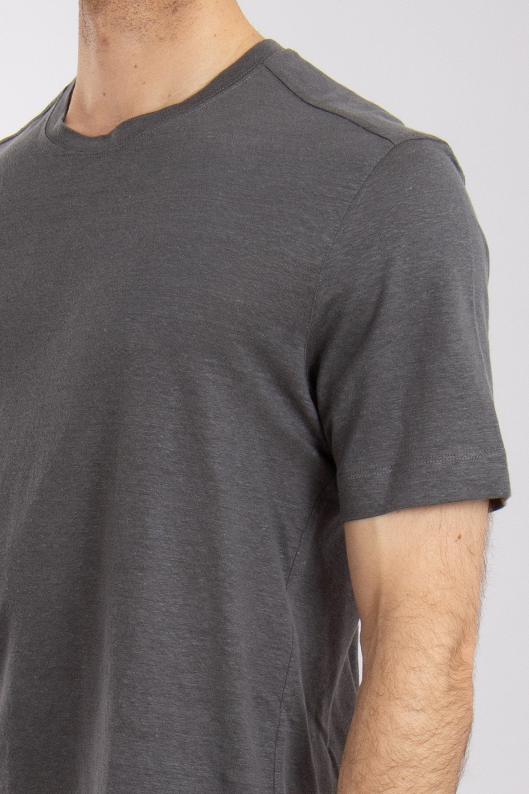 ZEGNA Regular Fit Linen T-Shirt ZEGNA Regular Fit Linen T-Shirt